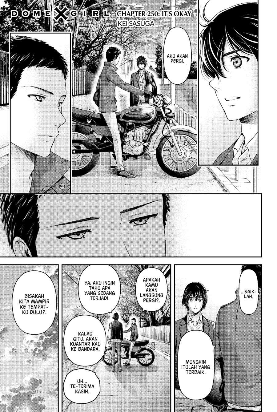 Komik Domestic na Kanojo Chapter 250 gambar 1