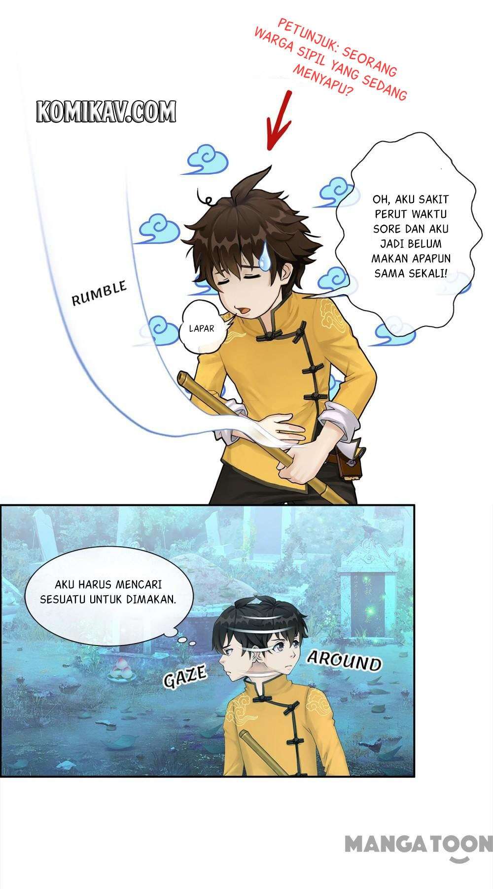 Manhua The Legend Of The demon God Chapter 02 gambar 2