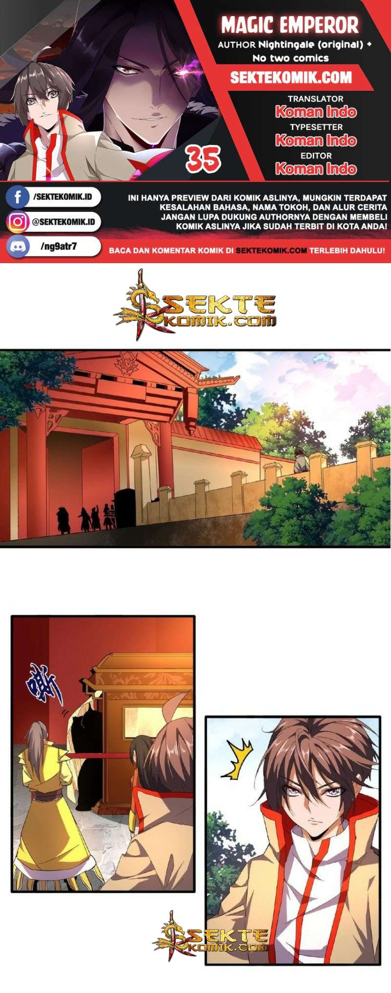 Komik Magic Emperor Chapter 35 gambar 1