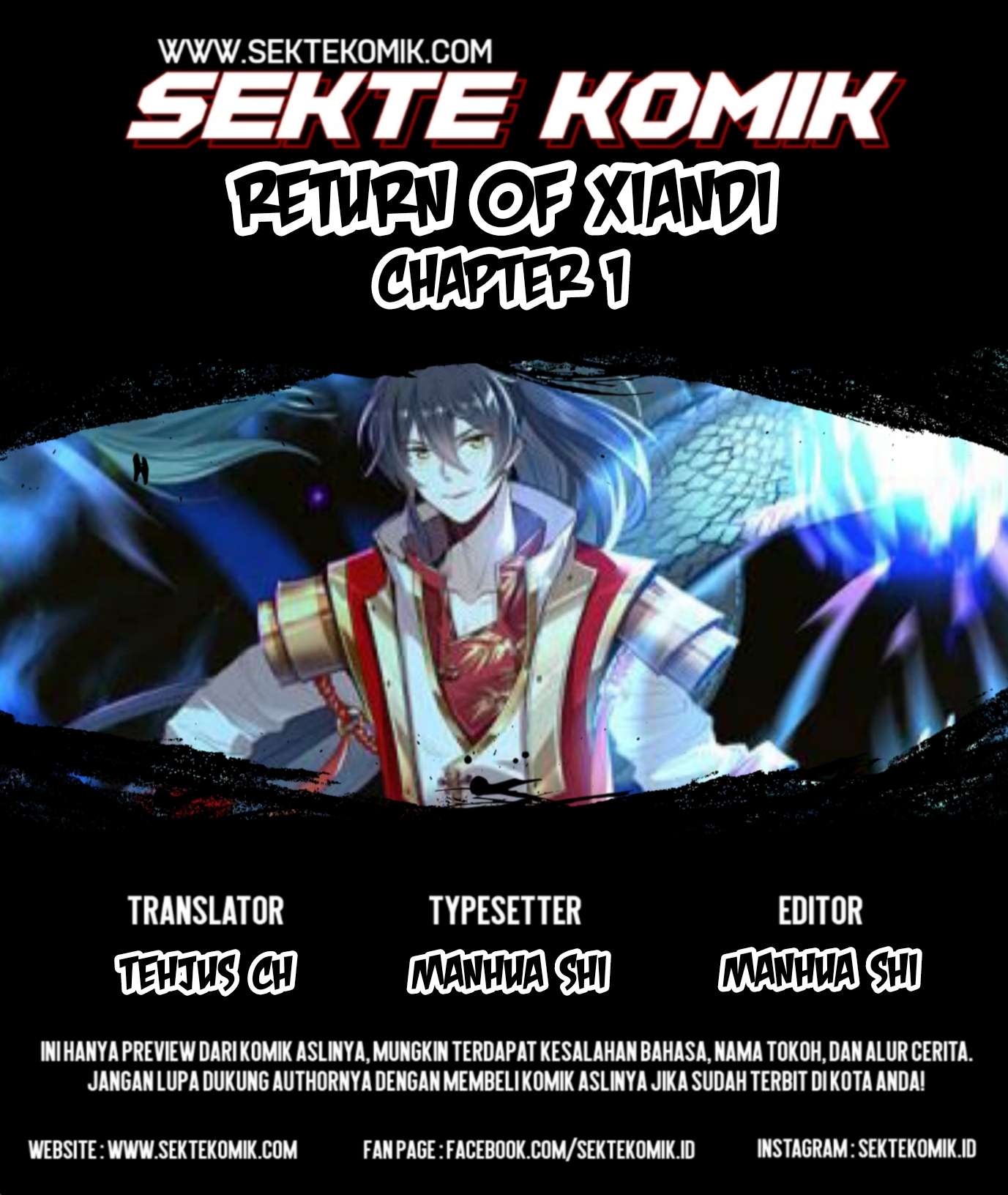 Komik Return of Xiandi Chapter 1 gambar 1