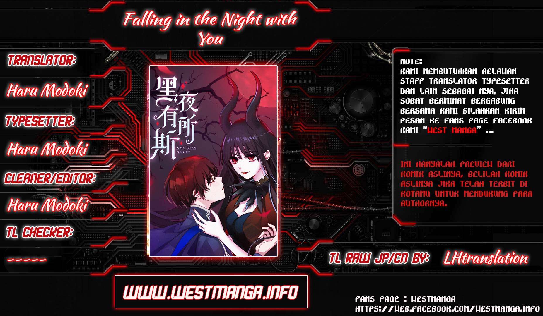 Komik Falling in the Night with You Chapter 01 gambar 1