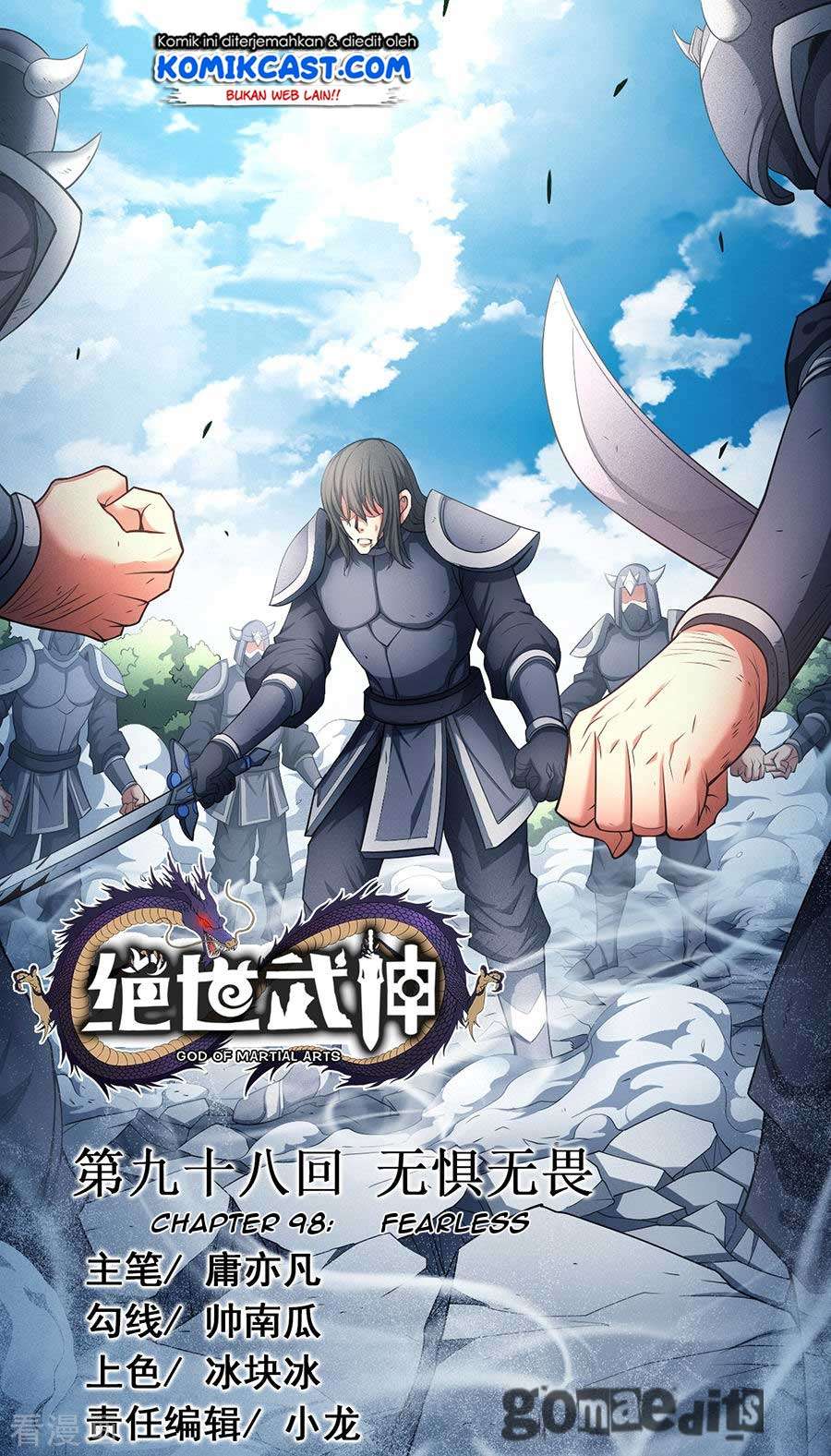 Manhua God of Martial Arts Chapter 98.3 gambar 2