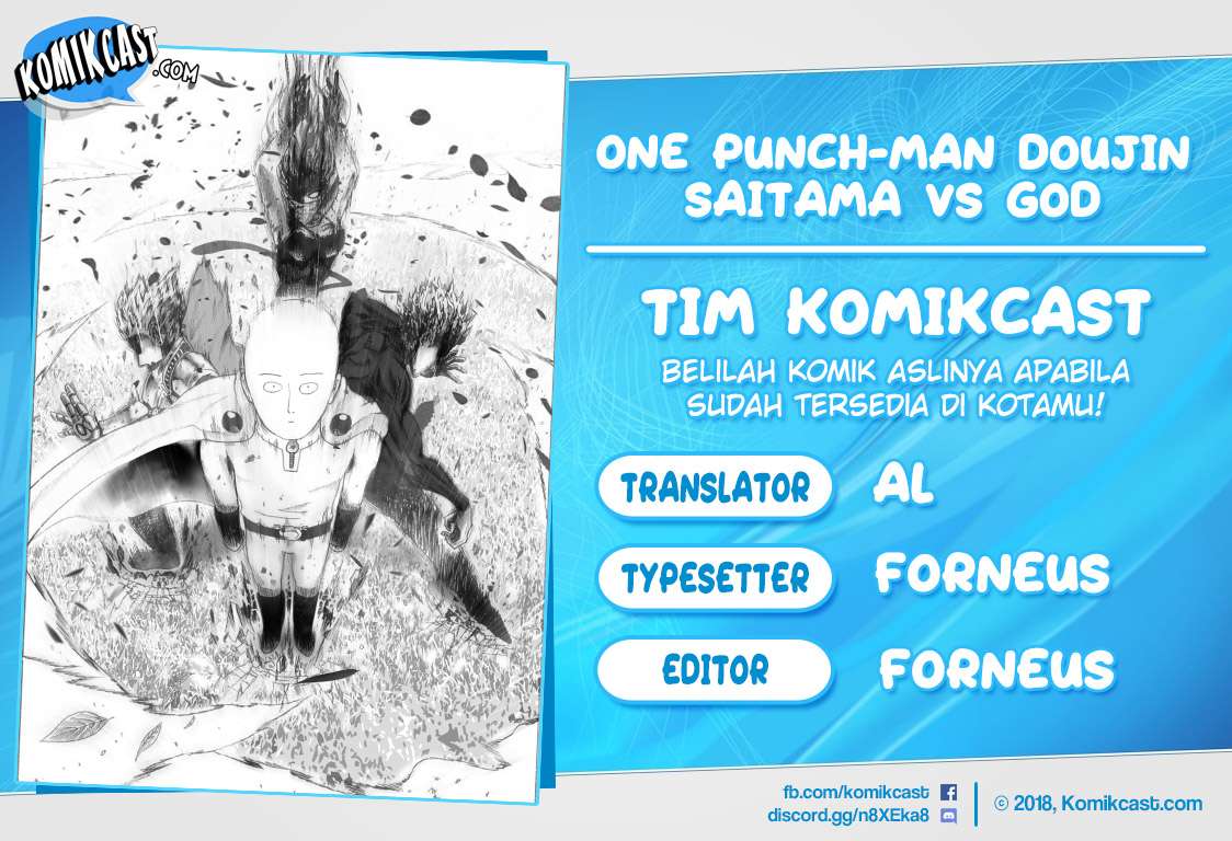 Komik Onepunchman Saitama vs God Chapter 2.1 gambar 1
