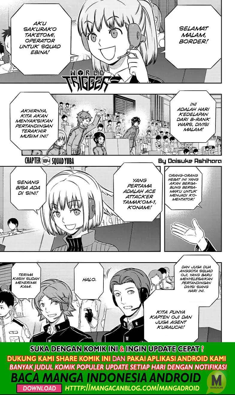 Komik World Trigger Chapter 184 gambar 1