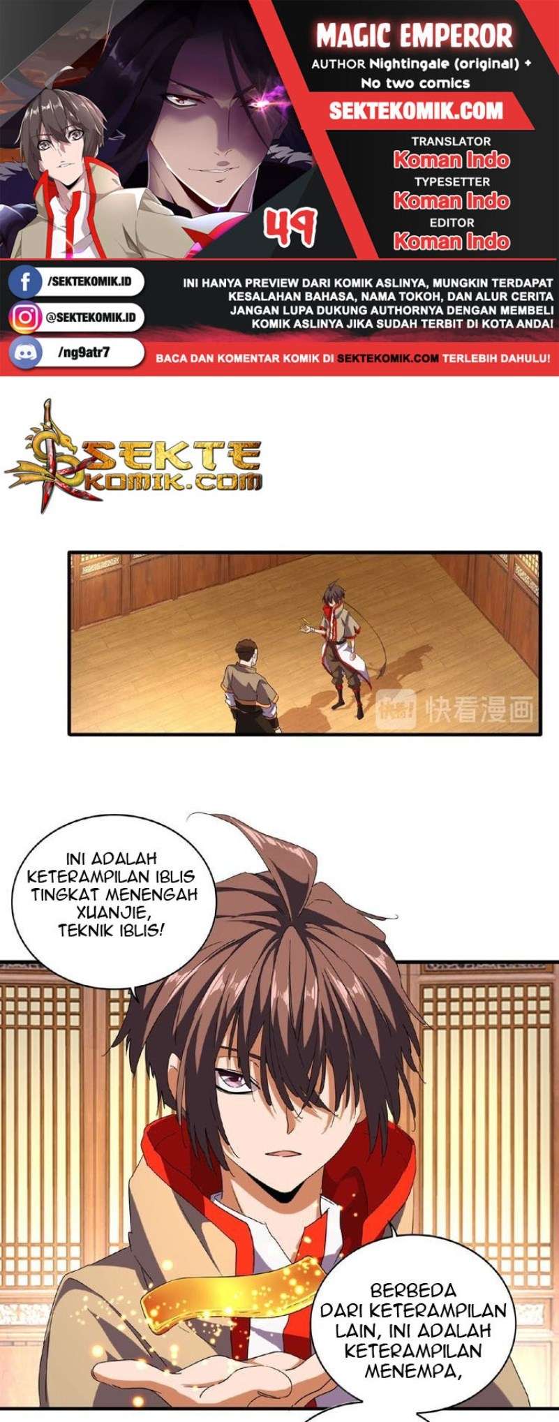 Komik Magic Emperor Chapter 49 gambar 1