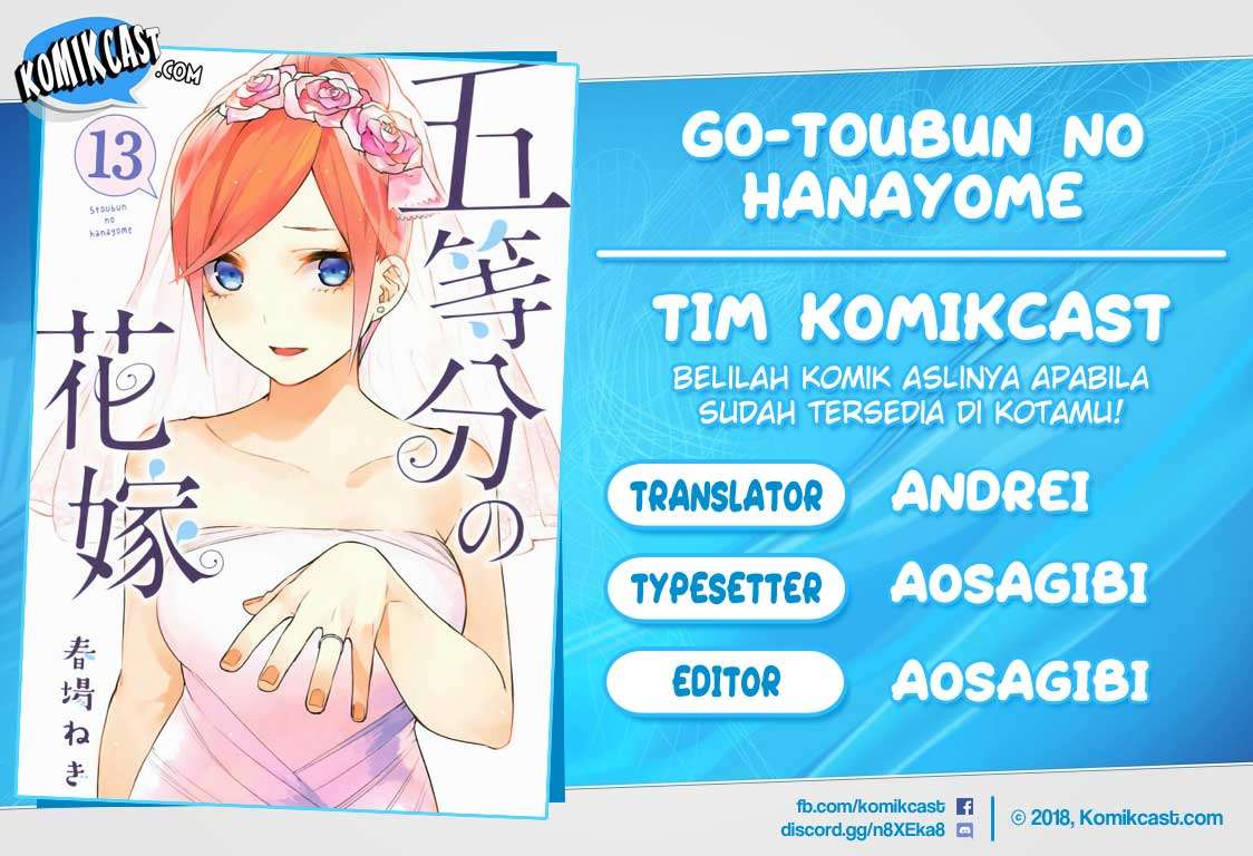 Komik Go-toubun no Hanayome Chapter 115 gambar 1