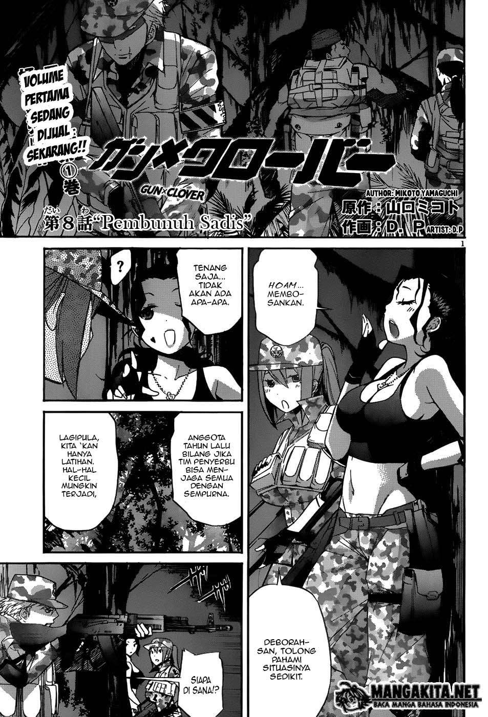 Komik Gun x Clover Chapter 8 gambar 1