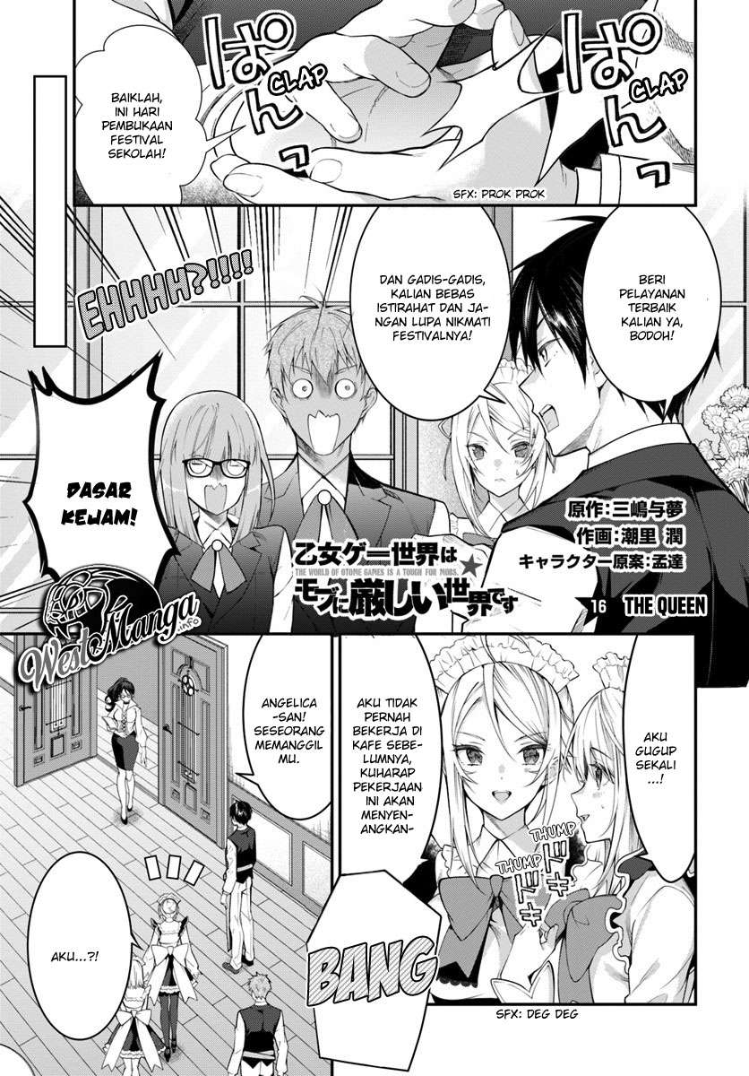 Manga Otome Game Sekai wa Mob ni Kibishii Sekai Desu Chapter 16 gambar 2