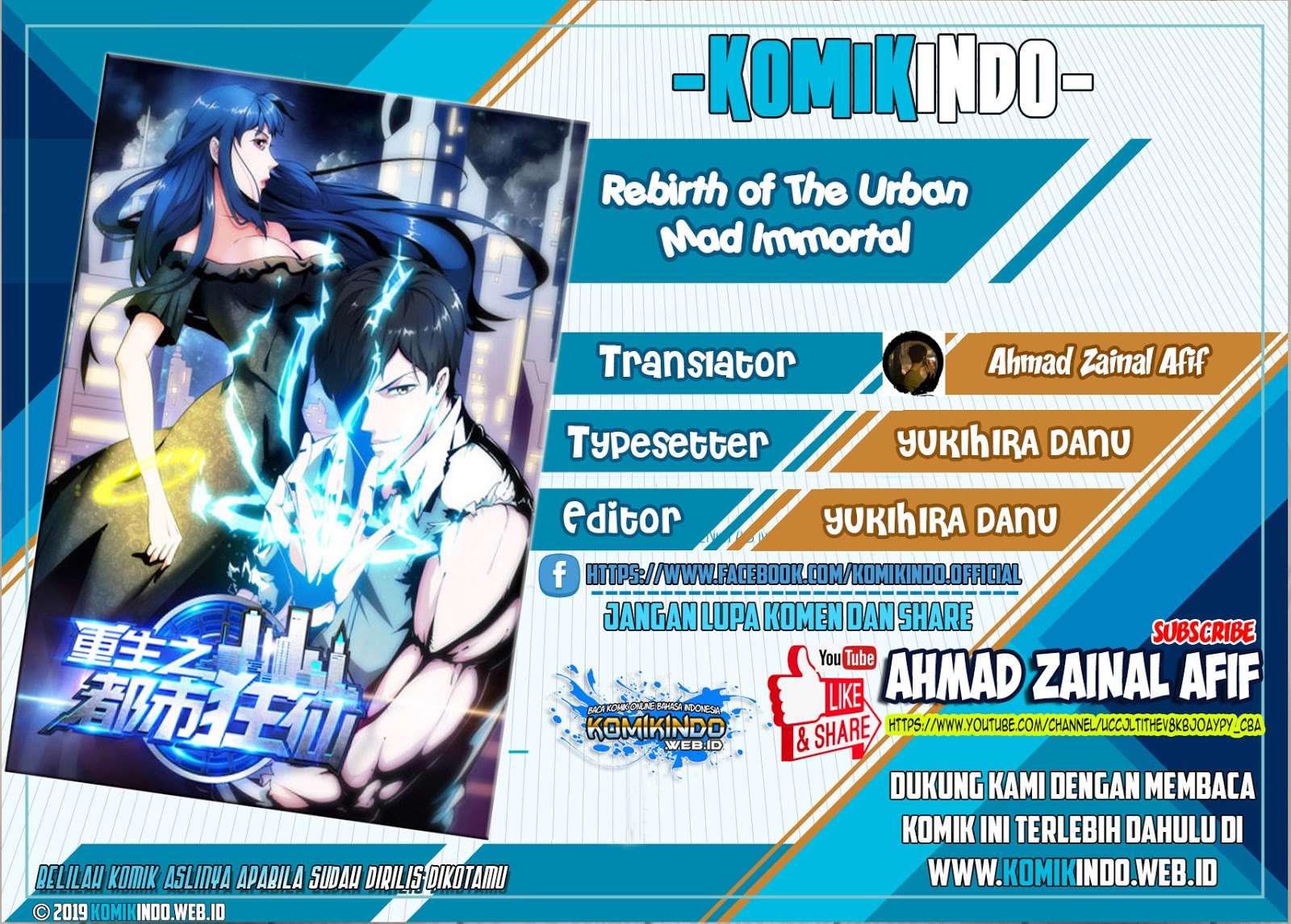 Komik Rebirth Of The Urban Mad Immortal Chapter 54 gambar 1