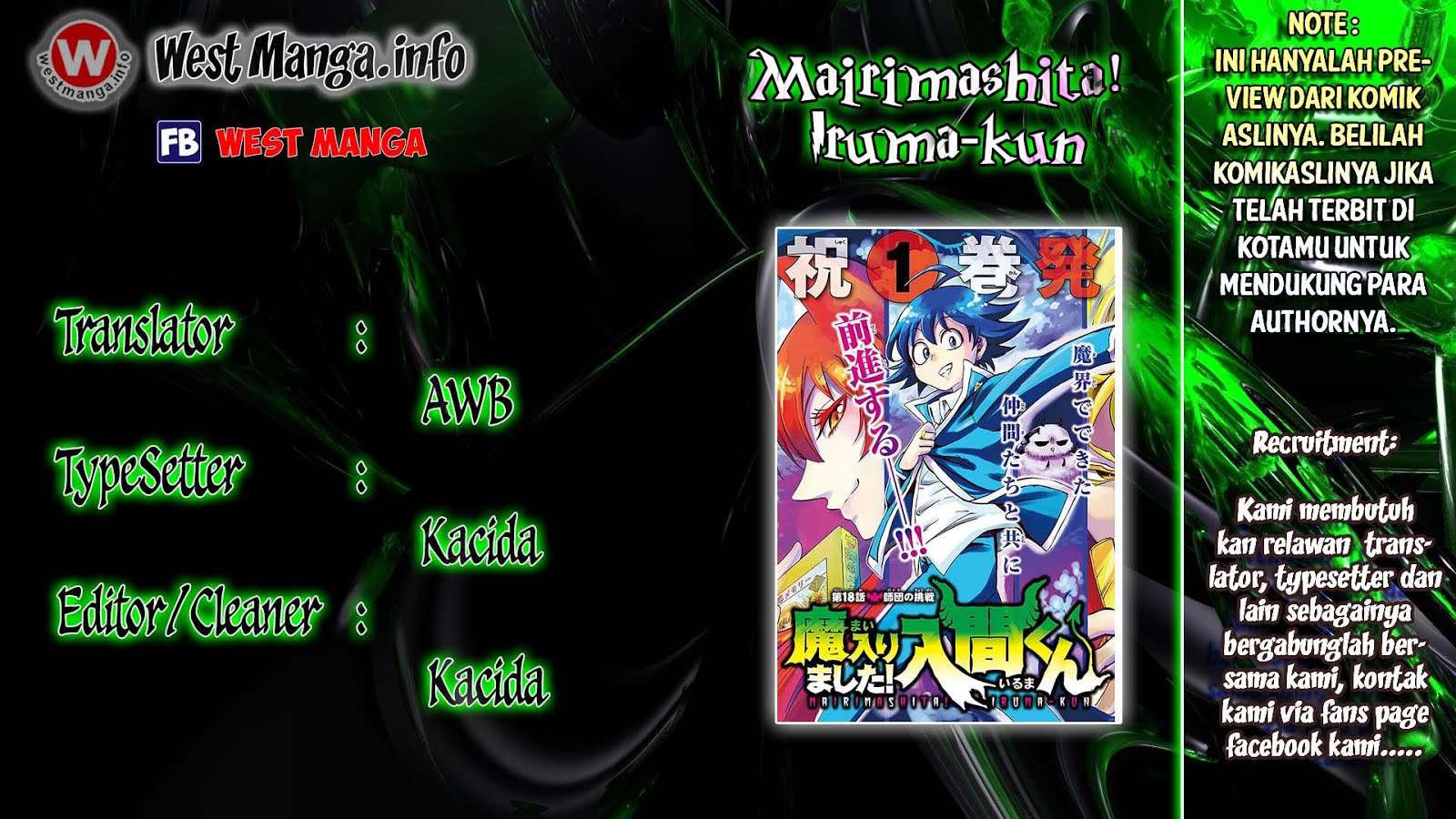 Komik Mairimashita! Iruma-kun Chapter 20 gambar 1