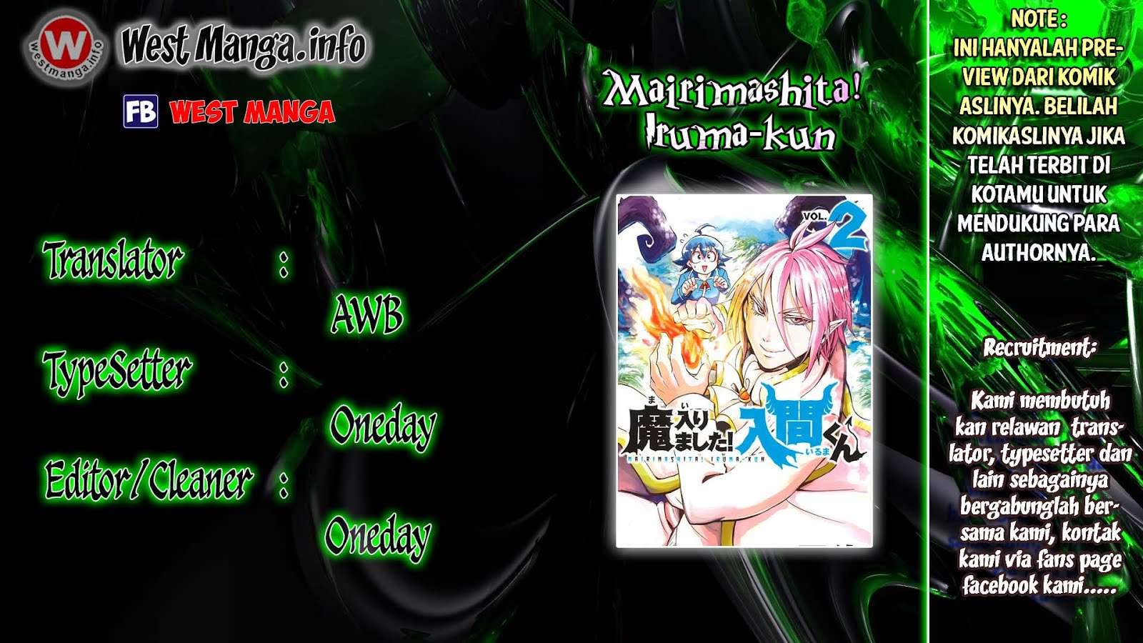 Komik Mairimashita! Iruma-kun Chapter 18 gambar 1