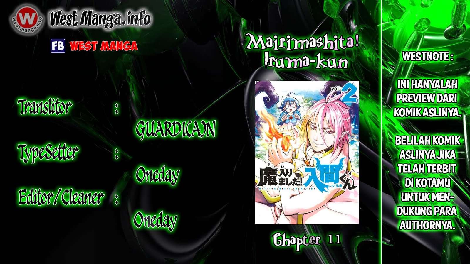 Komik Mairimashita! Iruma-kun Chapter 11 gambar 1