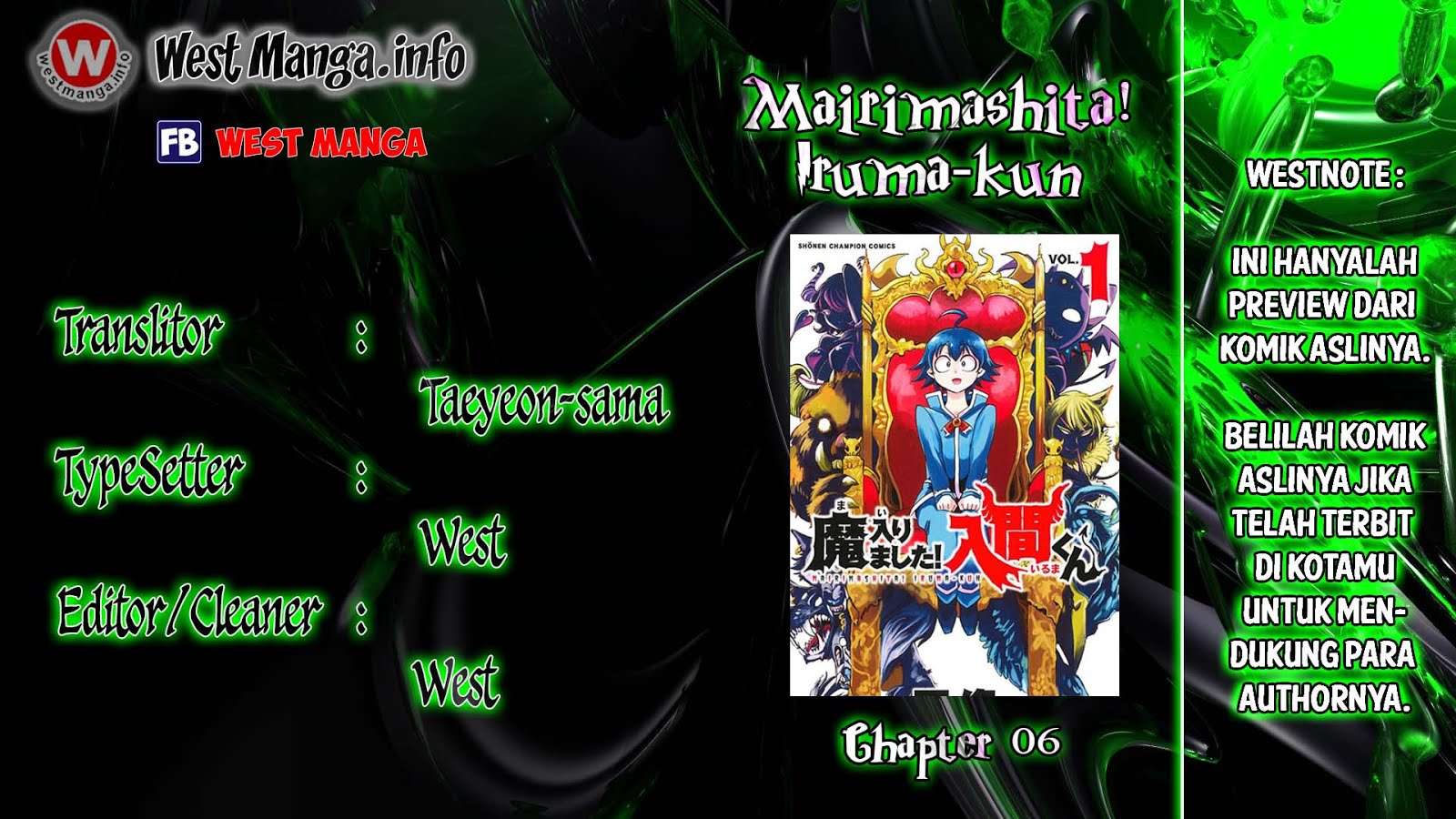 Komik Mairimashita! Iruma-kun Chapter 6 gambar 1