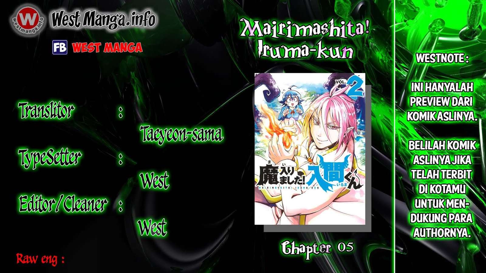 Komik Mairimashita! Iruma-kun Chapter 5 gambar 1