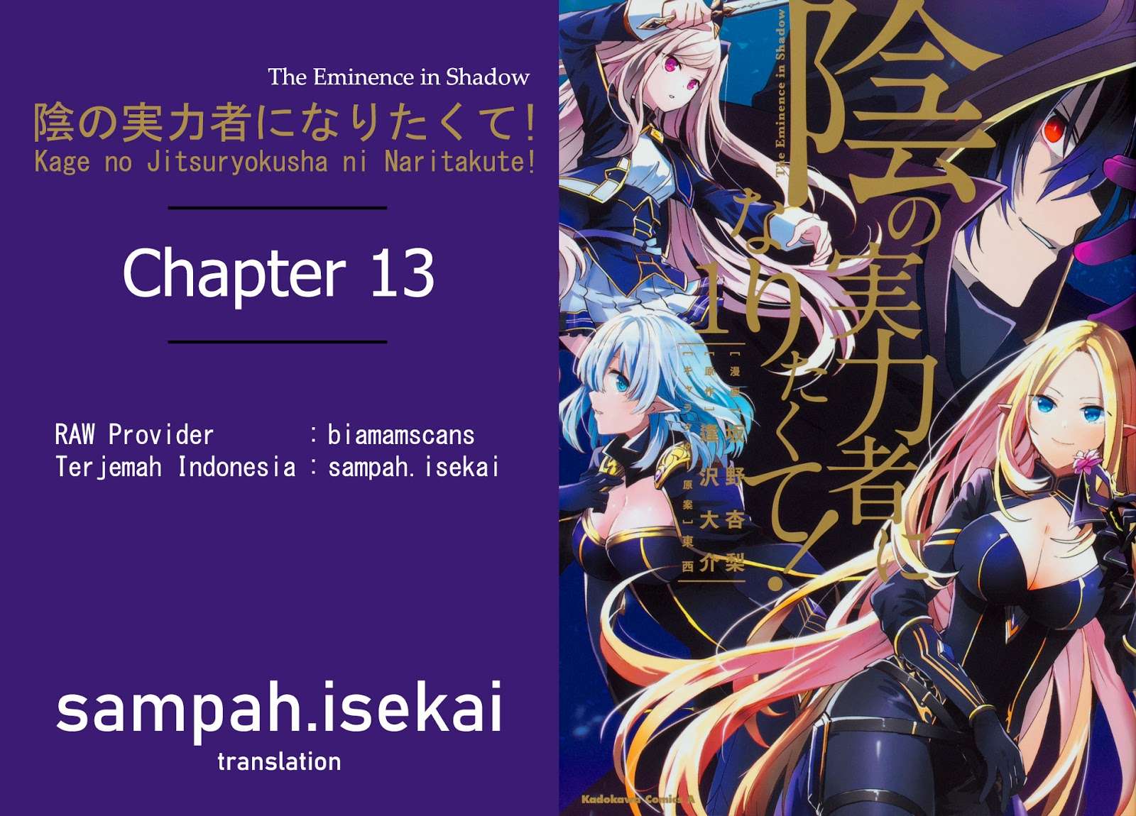 Komik Kage no Jitsuryokusha ni Naritakute Chapter 13 gambar 1