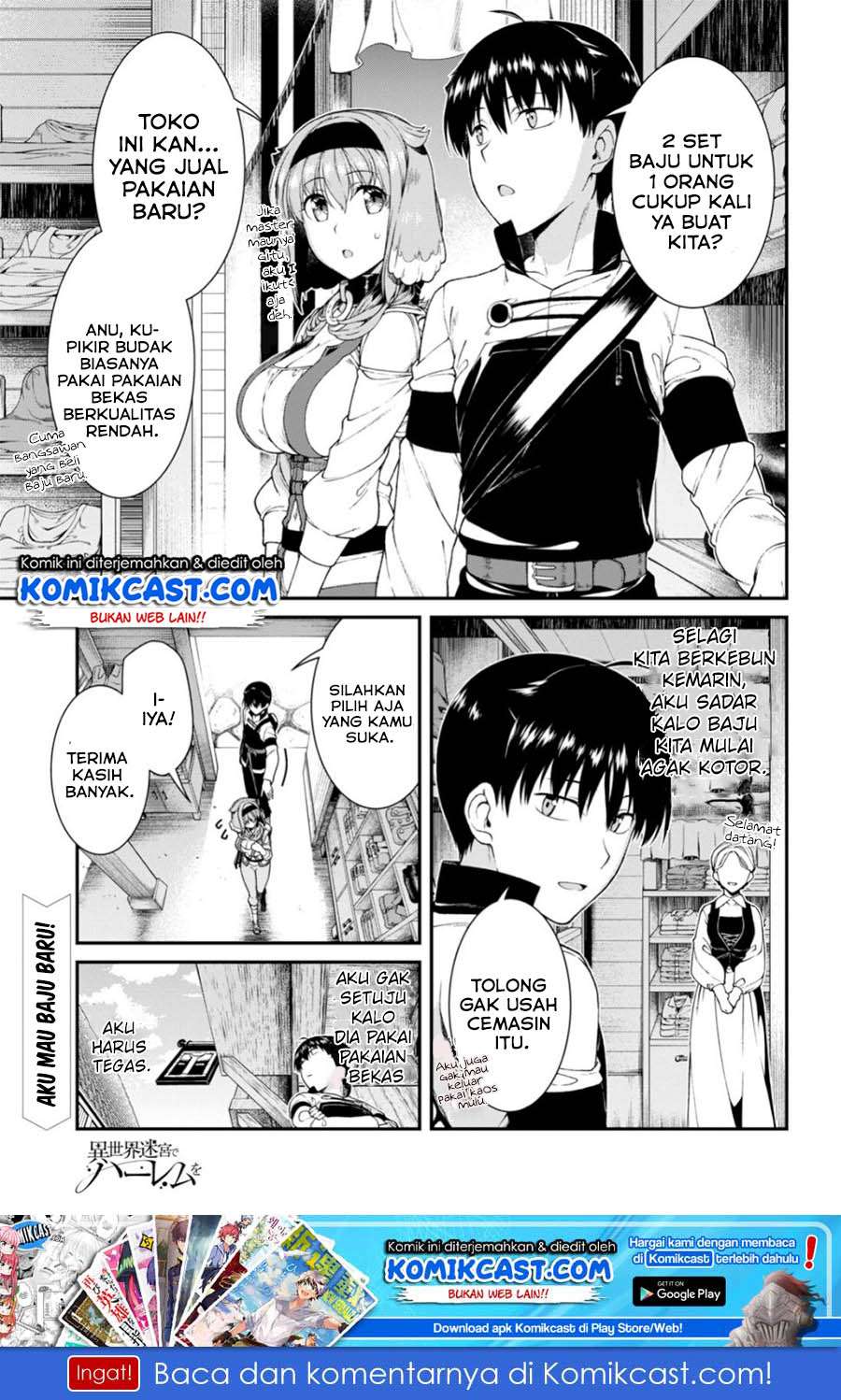 Manga Isekai Meikyuu de Harem wo Chapter 28 gambar 2