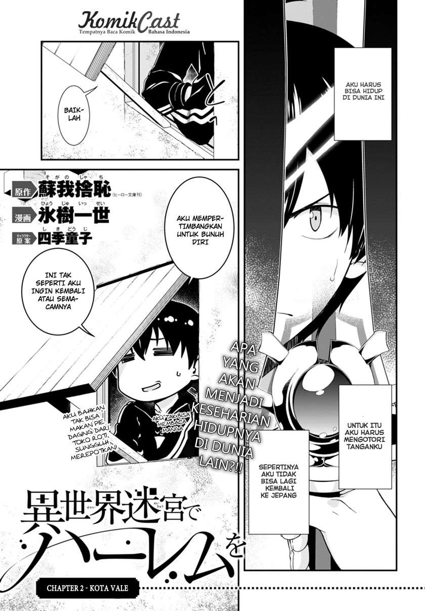 Manga Isekai Meikyuu de Harem wo Chapter 02 gambar 2