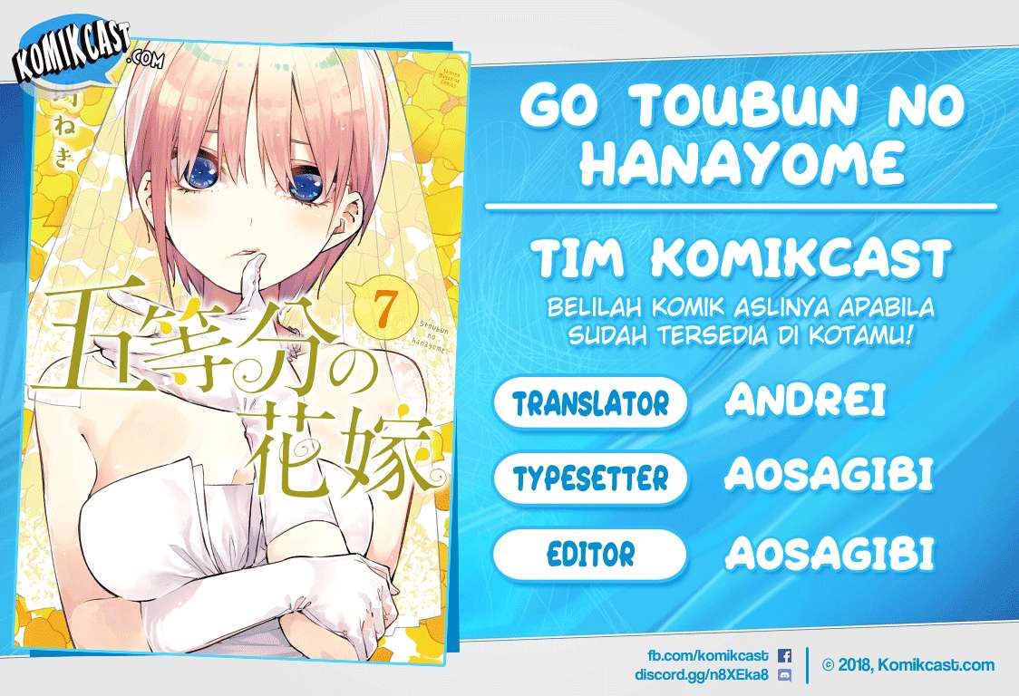 Komik Go-toubun no Hanayome Chapter 67 gambar 1