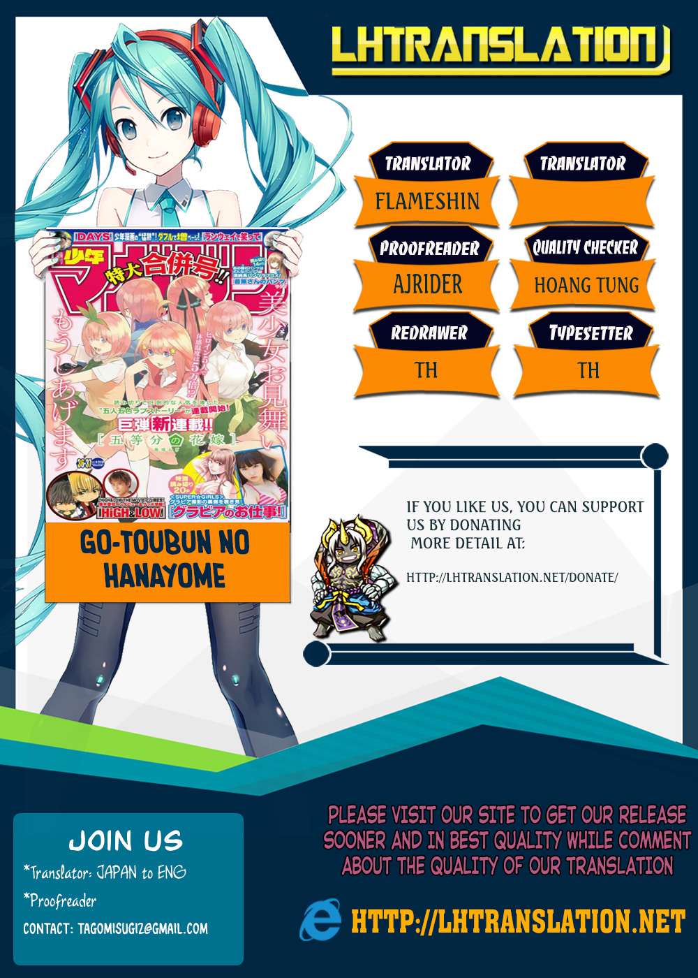 Manga Go-toubun no Hanayome Chapter 46 gambar 2