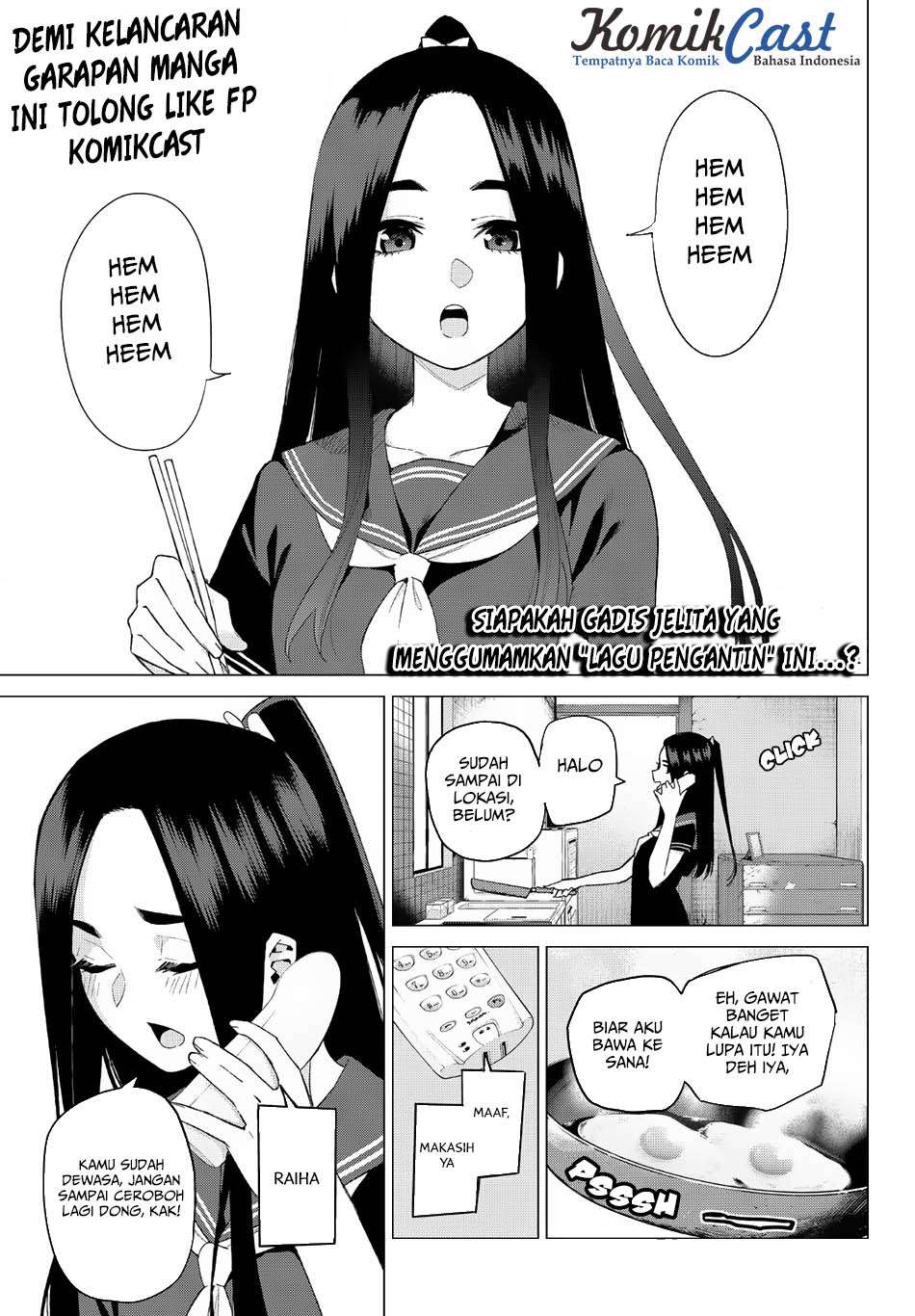Manga Go-toubun no Hanayome Chapter 32 gambar 2