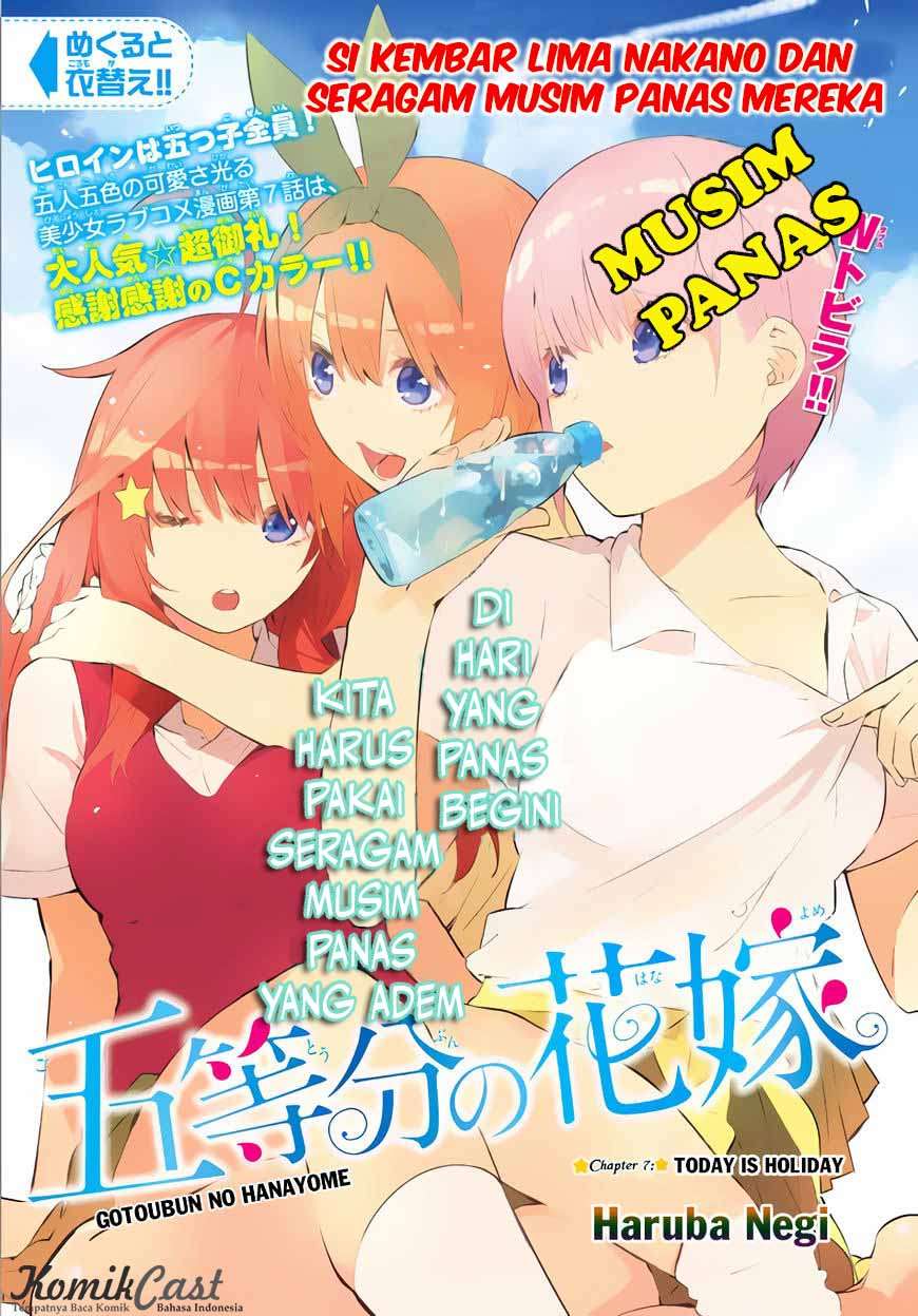 Komik Go-toubun no Hanayome Chapter 7 gambar 1