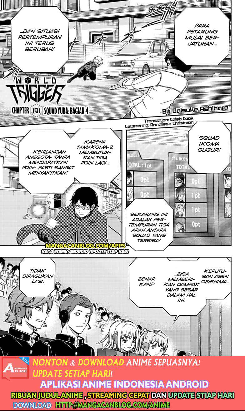 Komik World Trigger Chapter 191 gambar 1
