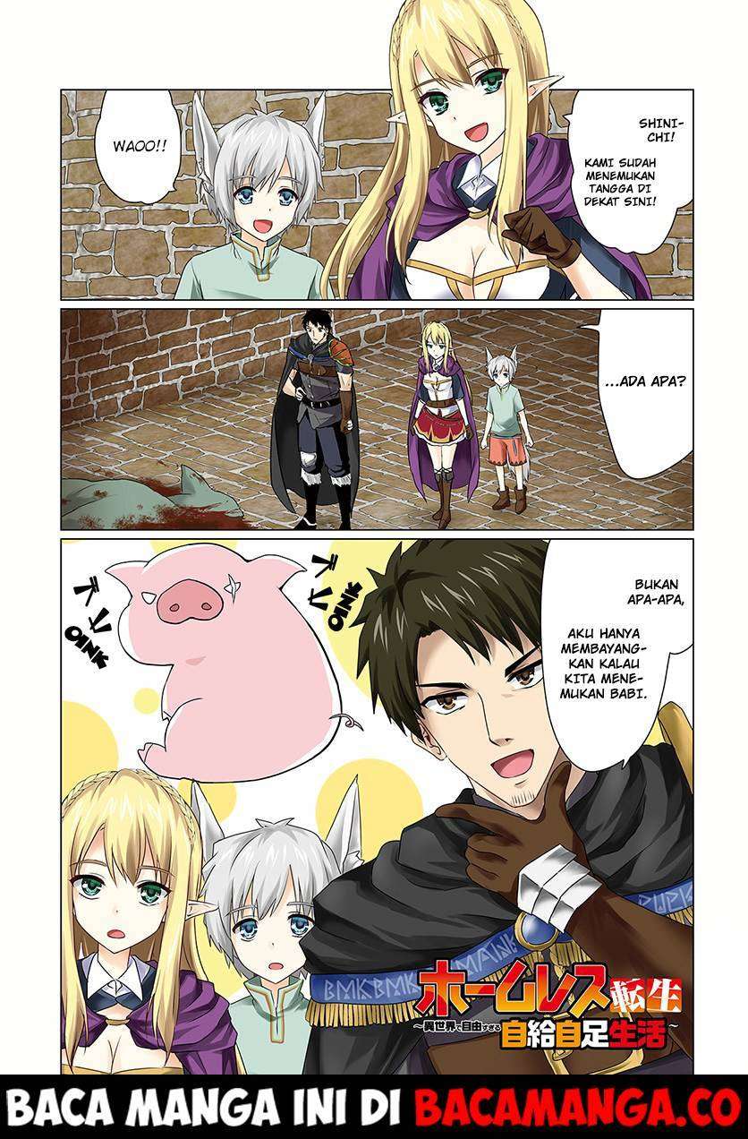 Komik Homeless Tensei: Isekai De Jiyuu Sugiru Majutsu Jisoku Seikatsu Chapter 6.1 gambar 1