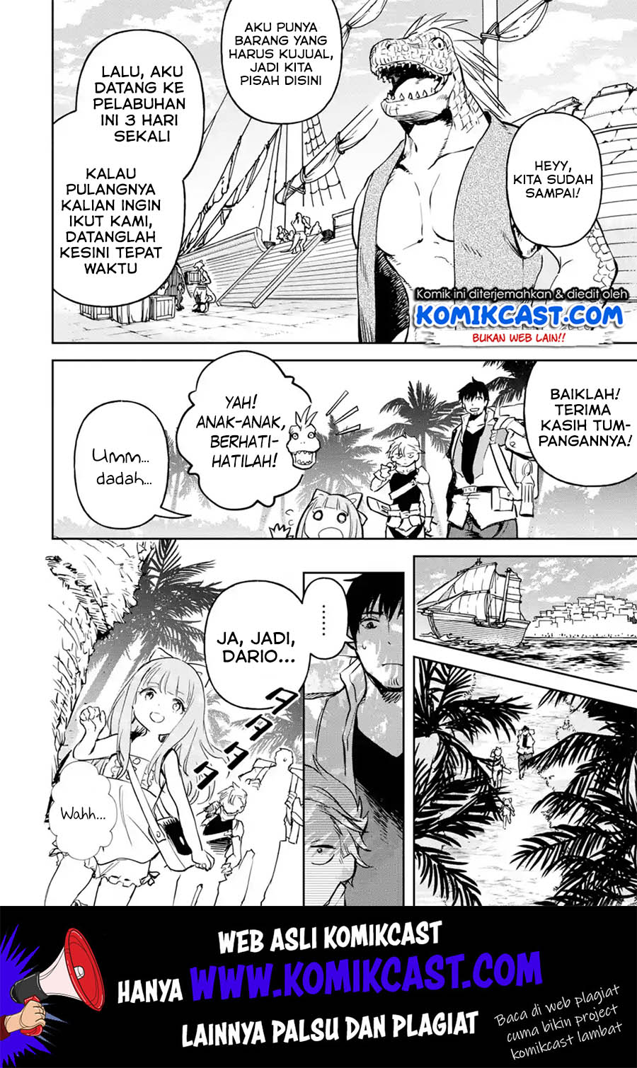 Boukensha License o Hakudatsu Sareta Ossan Dakedo, Manamusume ga Dekita no de Nonbiri Jinsei Chapter 15.3 - Halaman 7