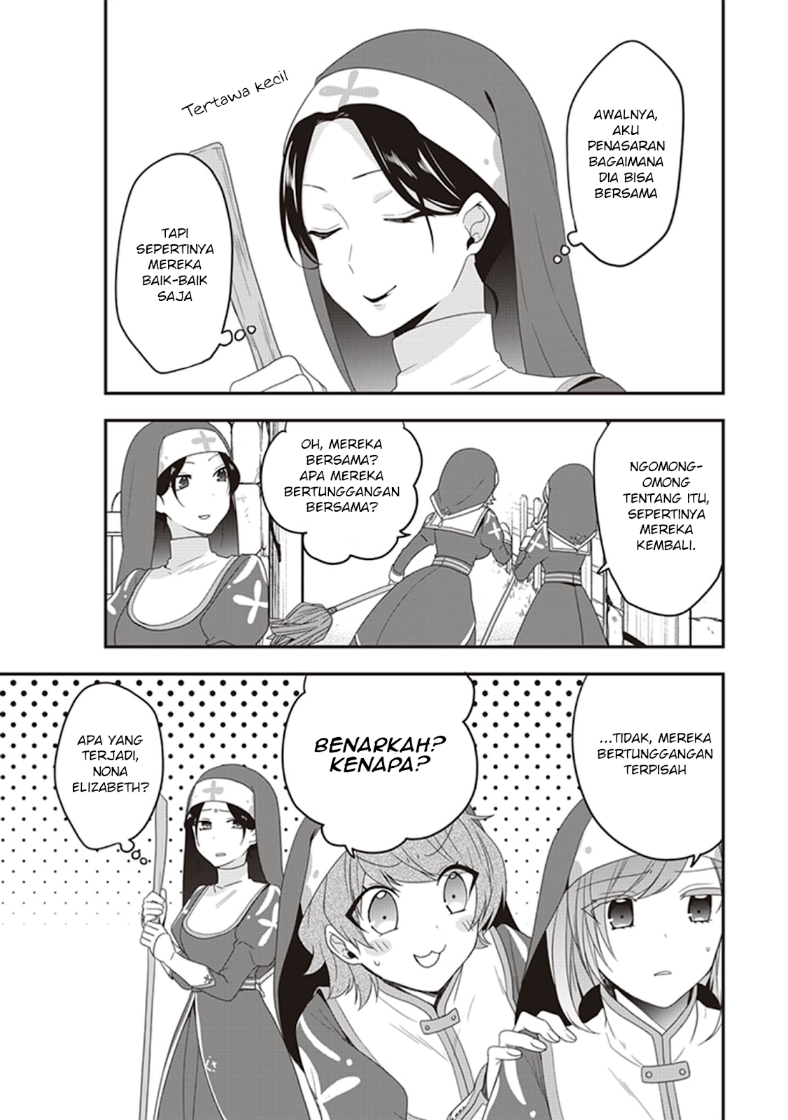The Banished Villainess! Living the Leisurely Life of a Nun Making Revolutionary Church Food Chapter 5.5 - Halaman 9