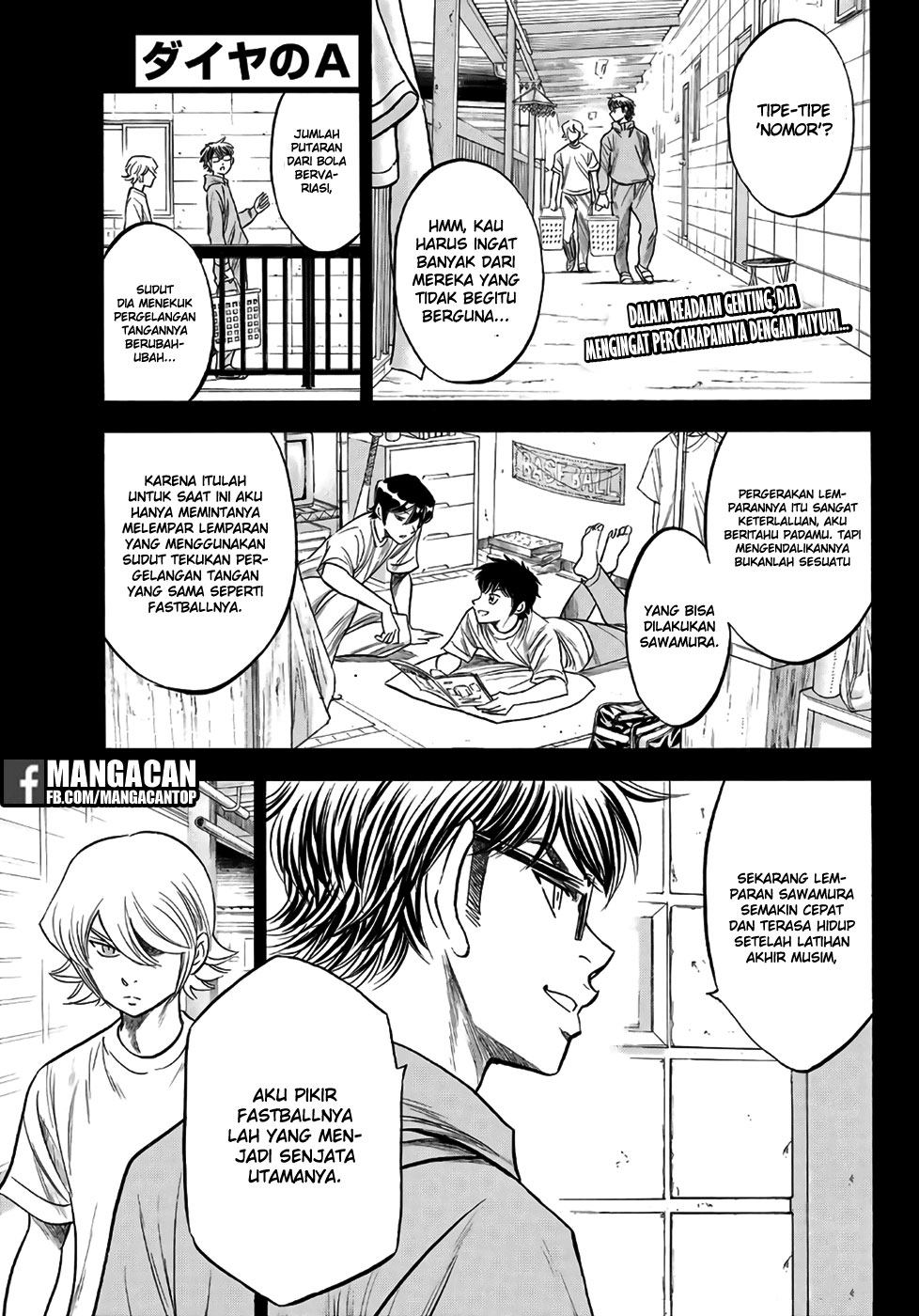 Komik Diamond no Ace Act 2 Chapter 128 gambar 1