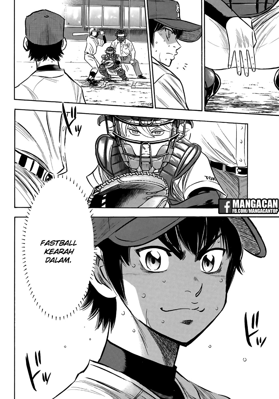 Manga Diamond no Ace Act 2 Chapter 128 gambar 2