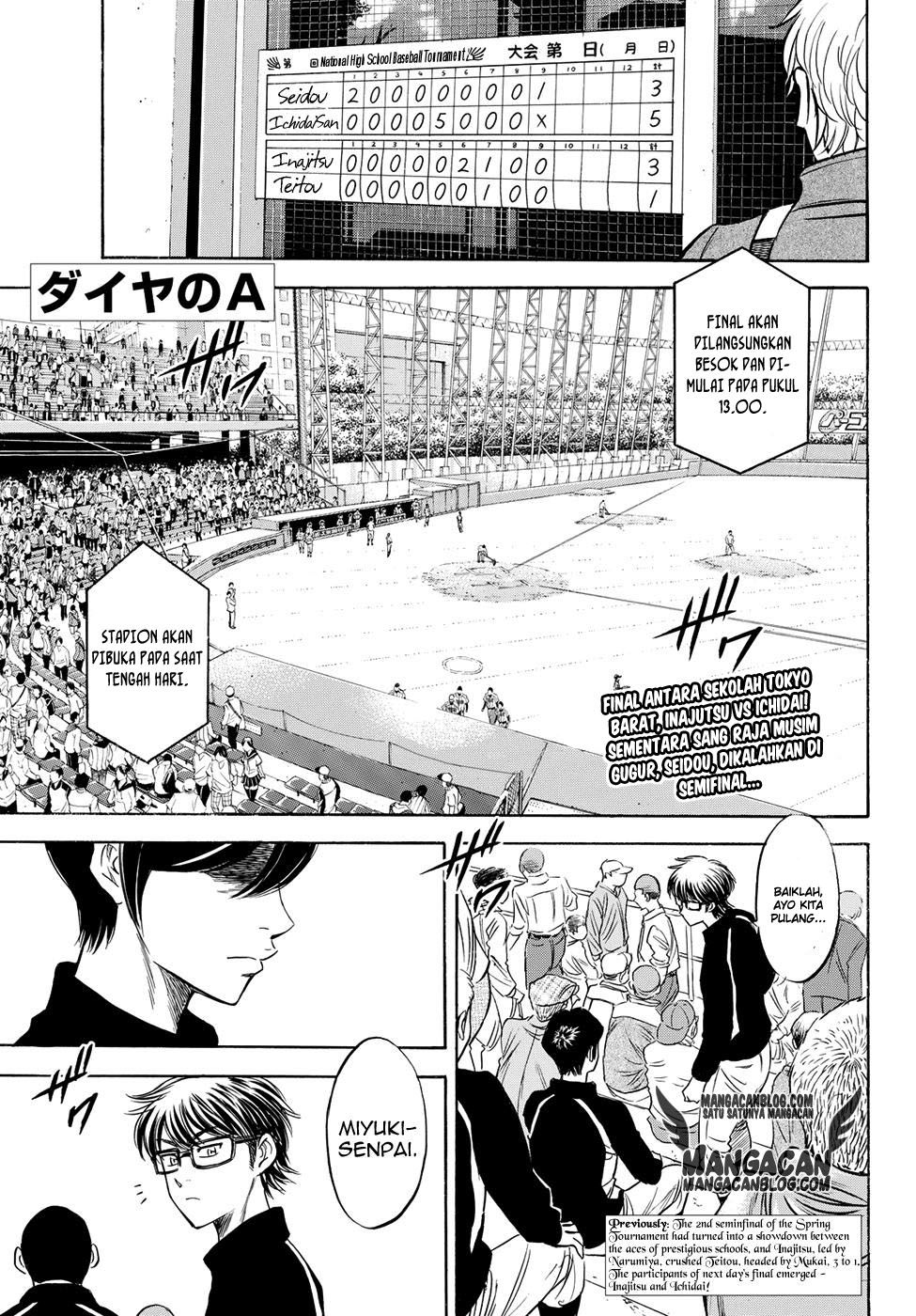 Komik Diamond no Ace Act 2 Chapter 49 gambar 1