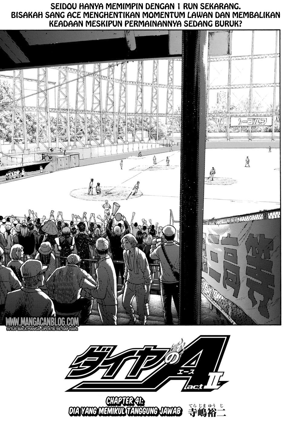 Komik Diamond no Ace Act 2 Chapter 41 gambar 1