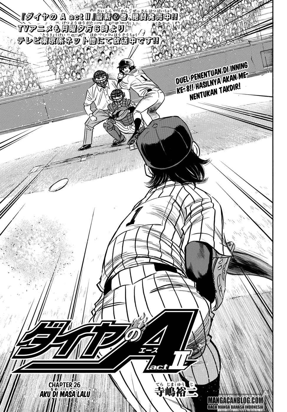 Komik Diamond no Ace Act 2 Chapter 26 gambar 1