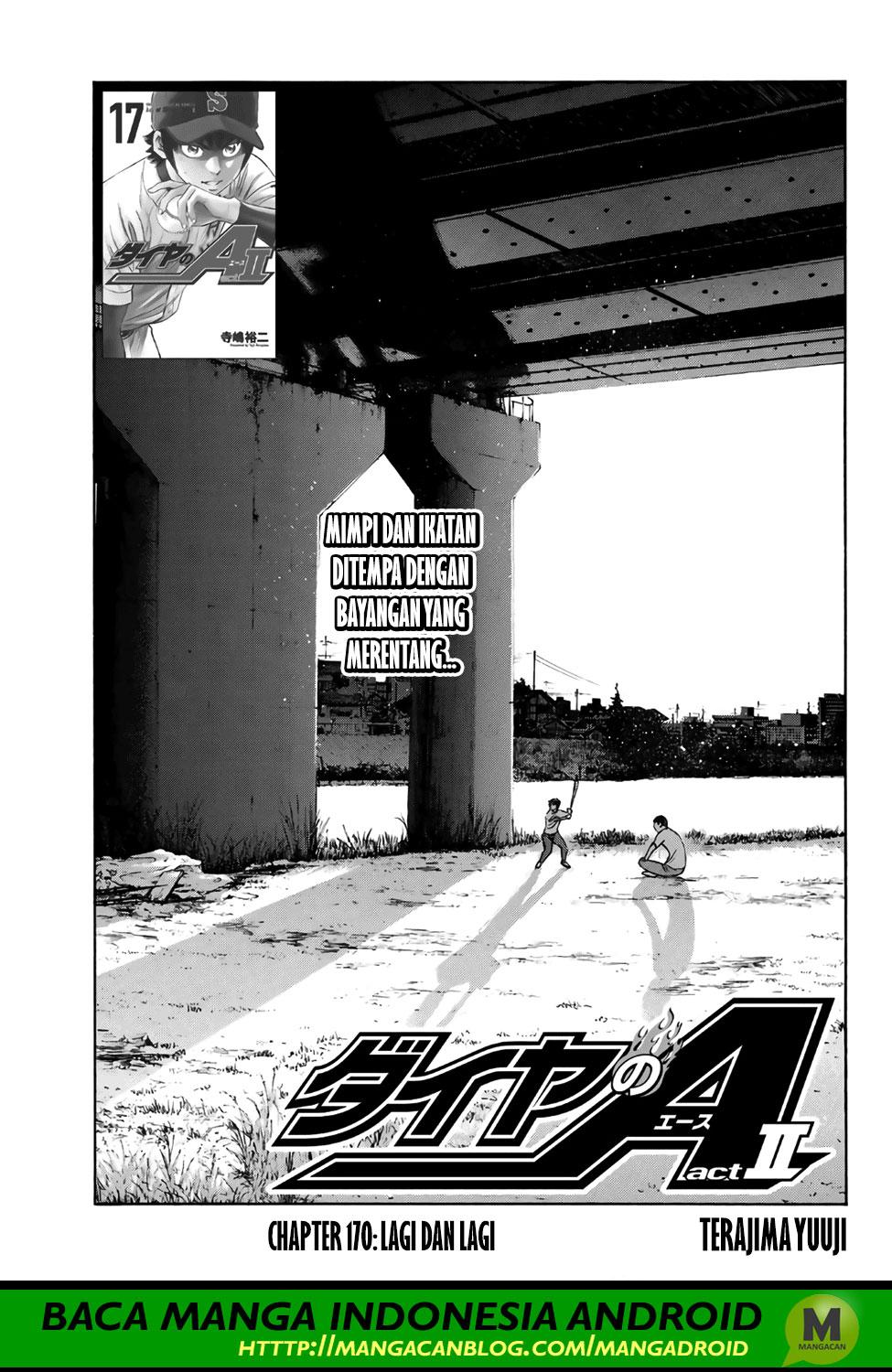 Komik Diamond no Ace Act 2 Chapter 170 gambar 1