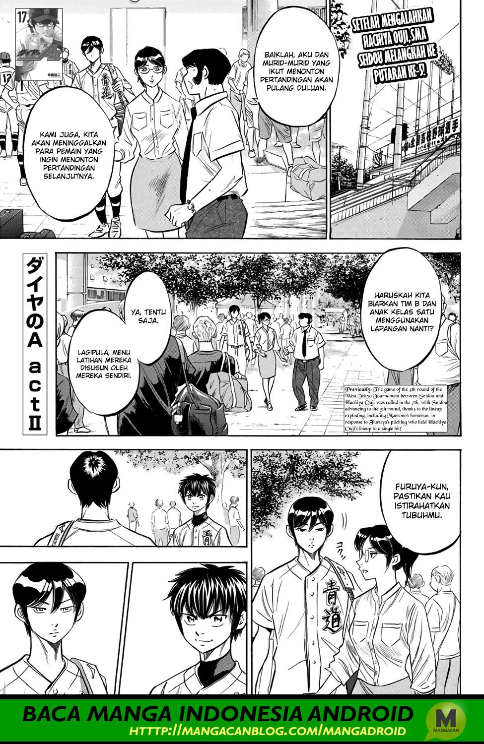 Komik Diamond no Ace Act 2 Chapter 169 gambar 1
