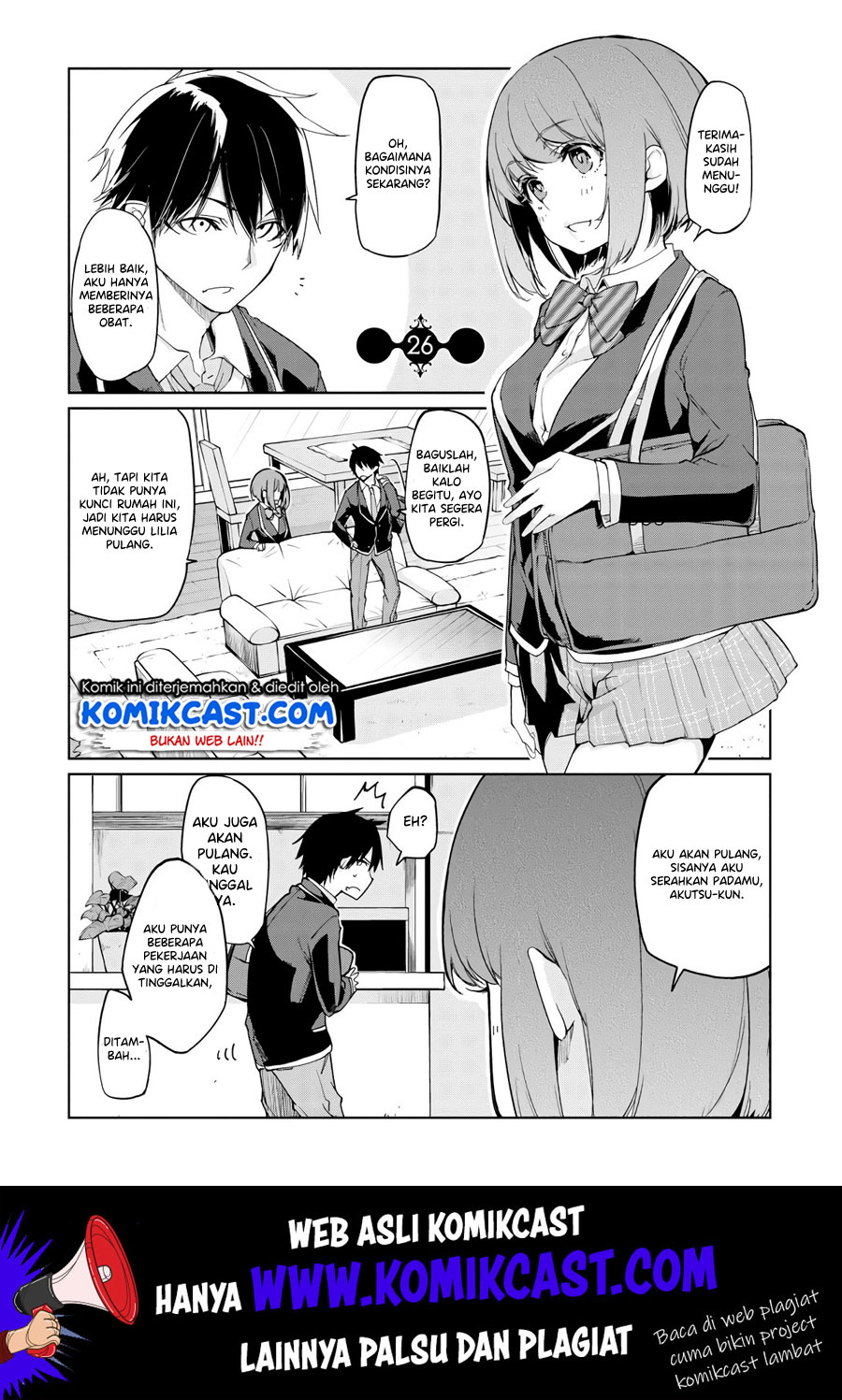 Manga Oroka na Tenshi wa Akuma to Odoru Chapter 26 gambar 2