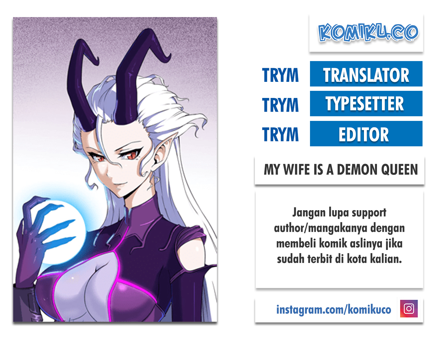 Komik My Wife is a Demon Queen Chapter 172 gambar 1
