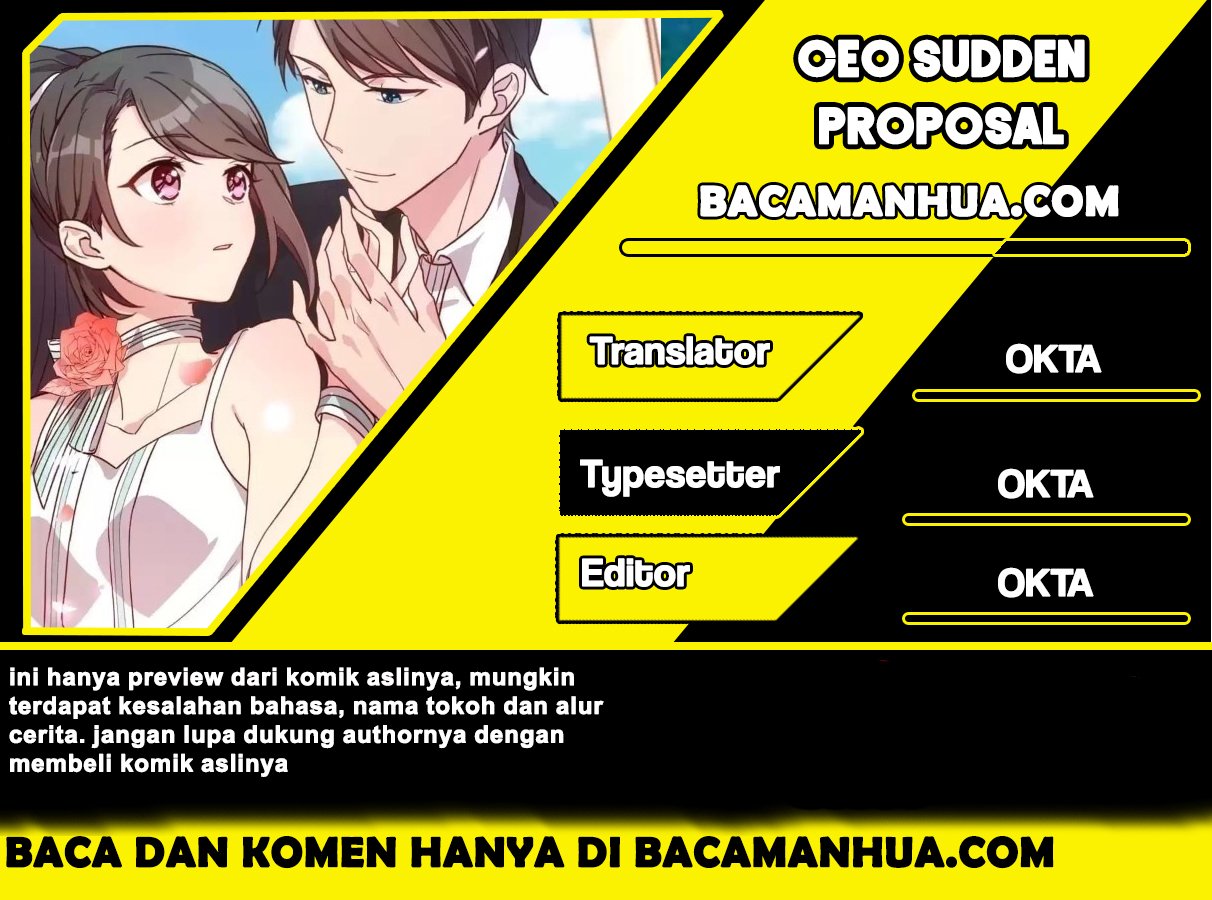 Komik CEO’s Sudden Proposal Chapter 17 gambar 1