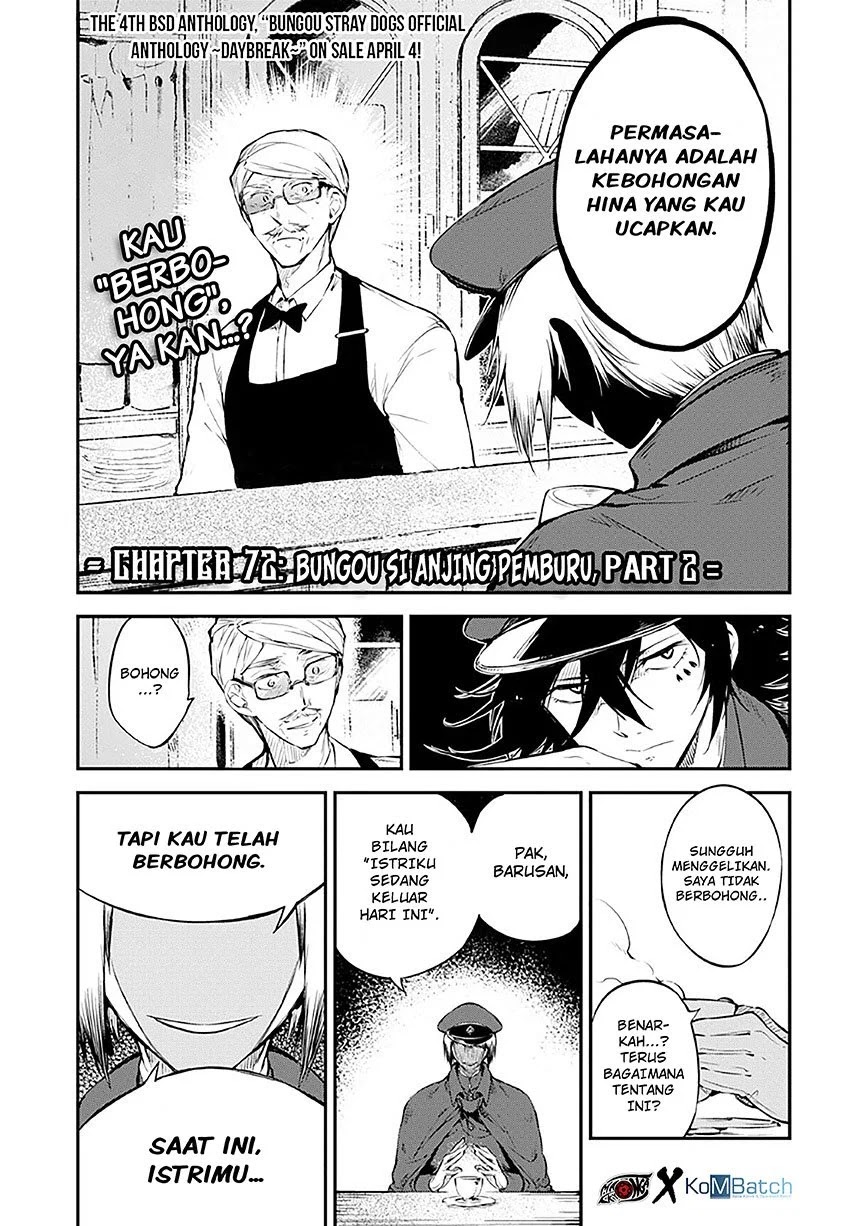 Komik Bungou Stray Dogs Chapter 72 gambar 1
