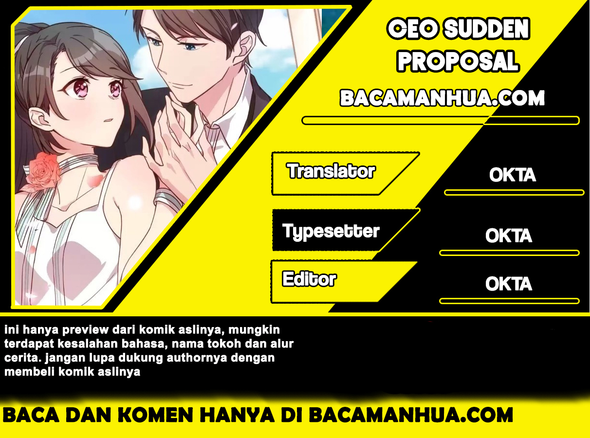 Komik CEO’s Sudden Proposal Chapter 18 gambar 1