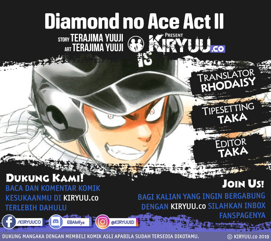 Manga Diamond no Ace Act 2 Chapter 203 gambar 2