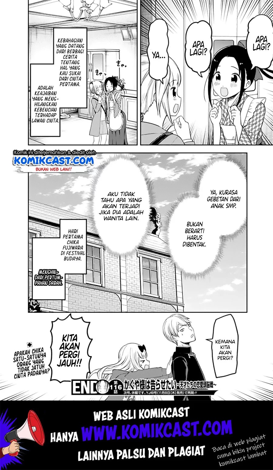 Kaguya-sama wa Kokurasetai – Tensai-tachi no Renai Zunousen Chapter 126 - Halaman 19