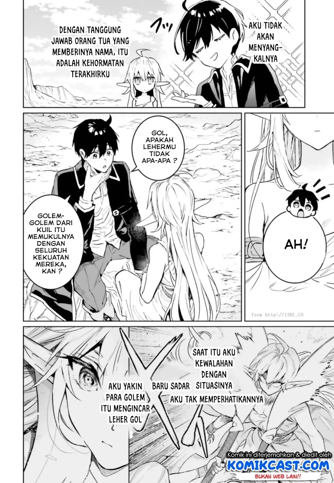 The Sorcerer King of Destruction and the Golem of the Barbarian Queen Chapter 7 - Halaman 11