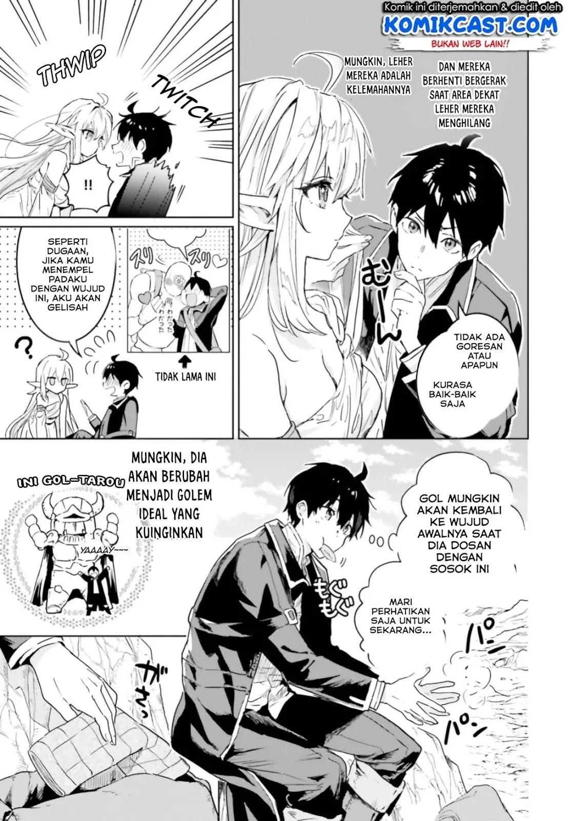 The Sorcerer King of Destruction and the Golem of the Barbarian Queen Chapter 7 - Halaman 12