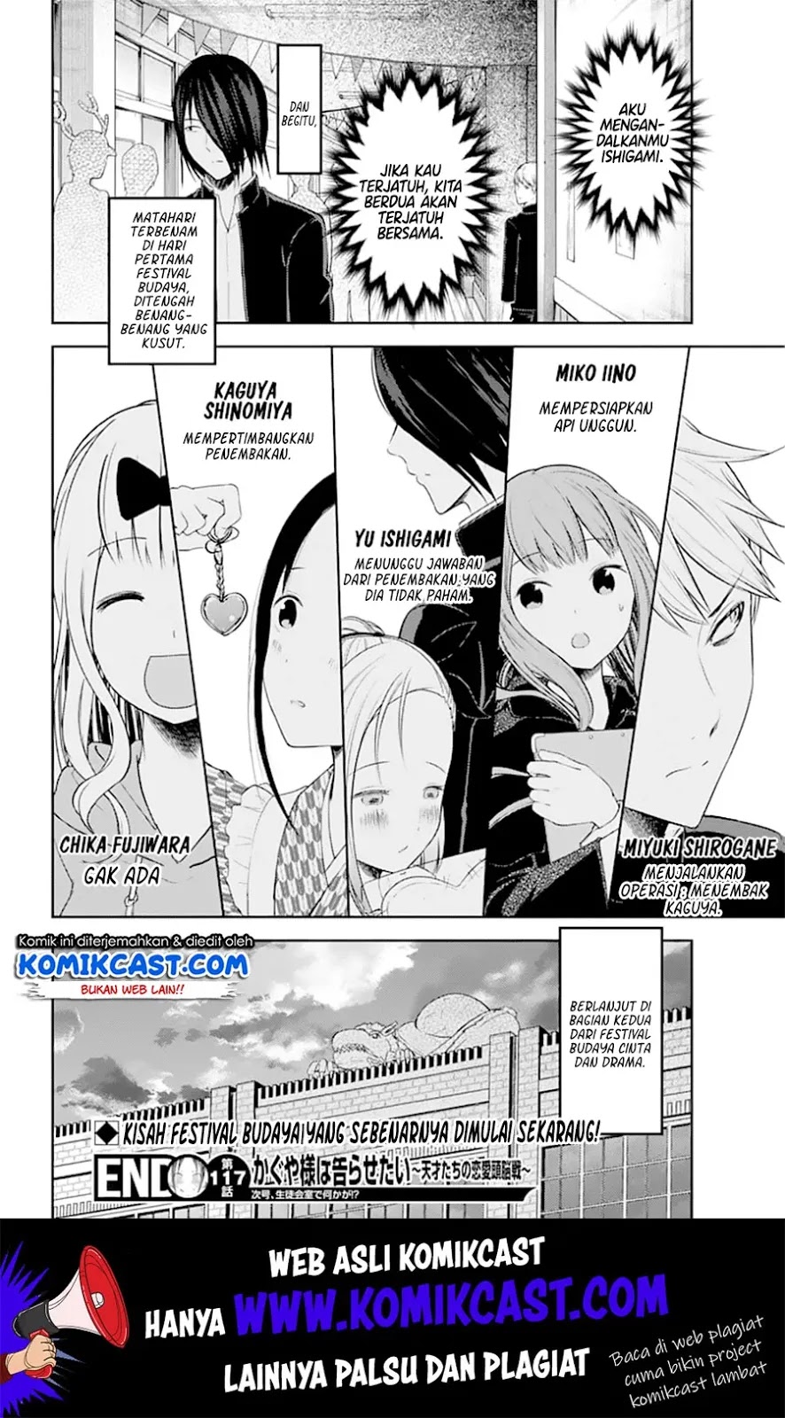 Kaguya-sama wa Kokurasetai – Tensai-tachi no Renai Zunousen Chapter 127 - Halaman 19