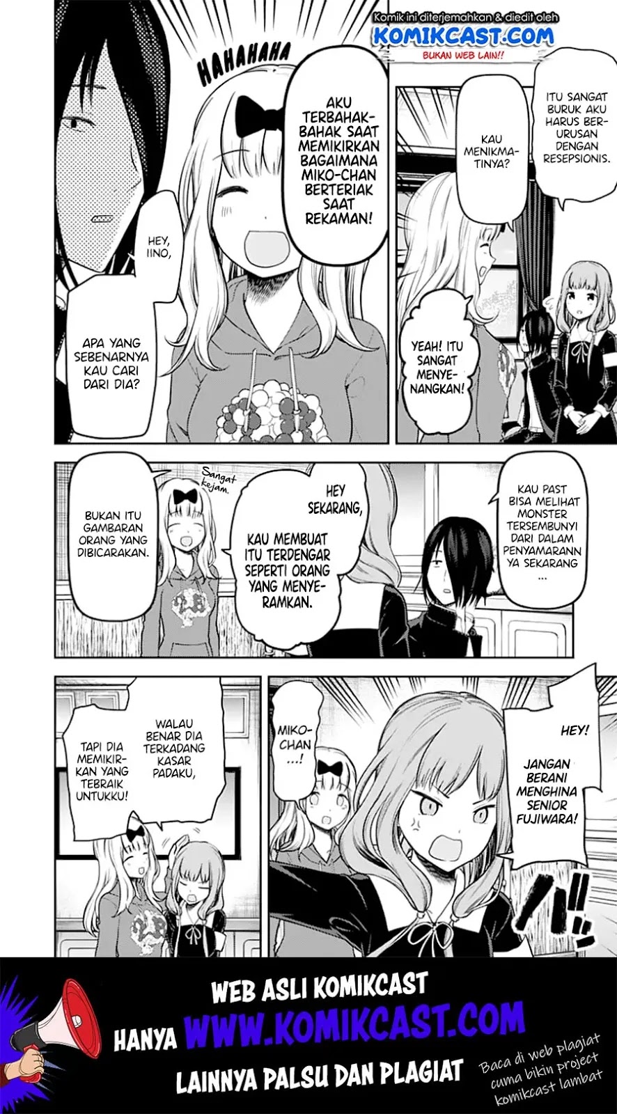 Kaguya-sama wa Kokurasetai – Tensai-tachi no Renai Zunousen Chapter 128 - Halaman 3