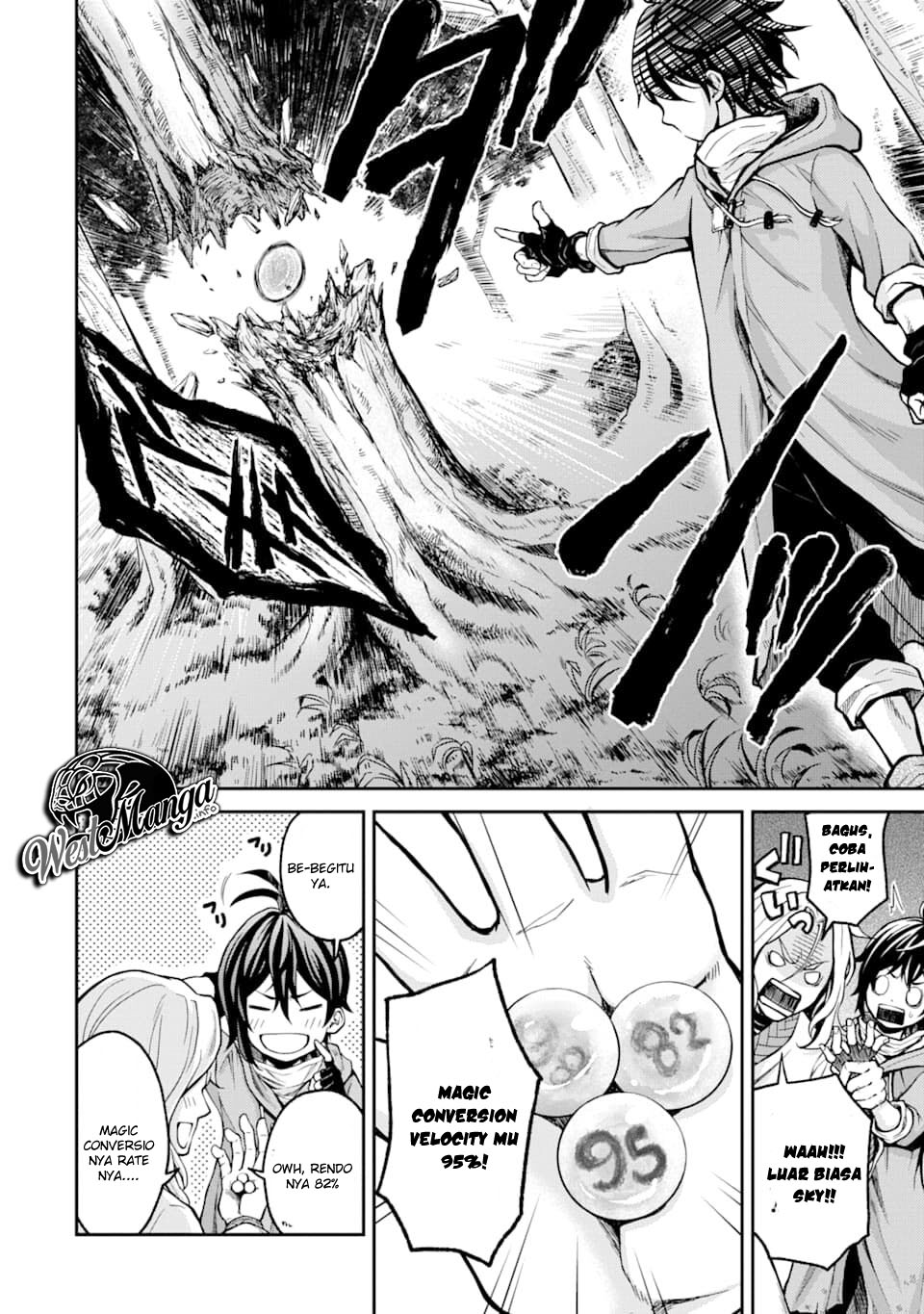 Manga Saisoku Musou No B-kyuu Mahou Tsukai: Ippatsu Utareru Mae Ni Senpatsu Uchikaesu! Chapter 01.2 gambar 2