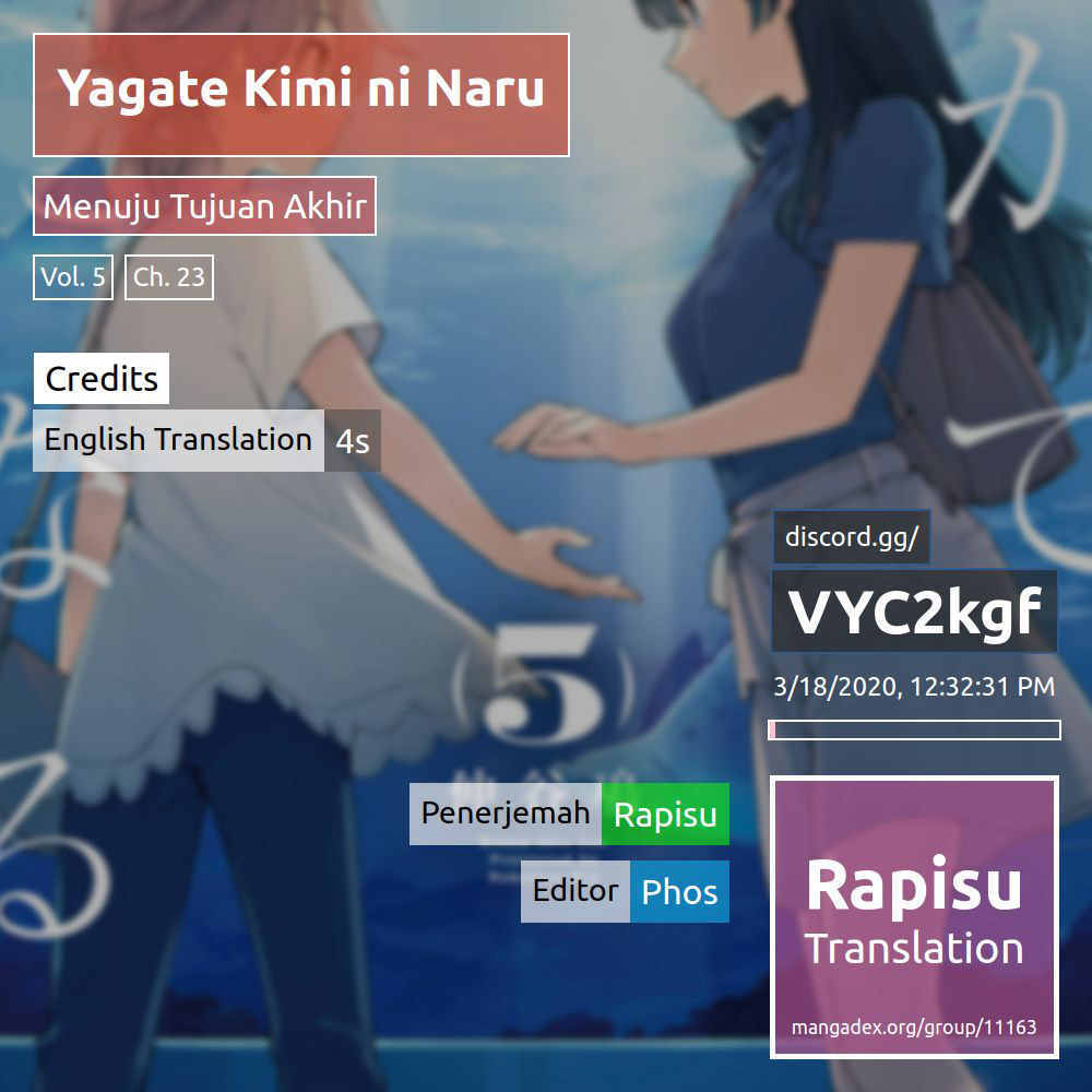 Komik Yagate Kimi ni Naru Chapter 23 gambar 1
