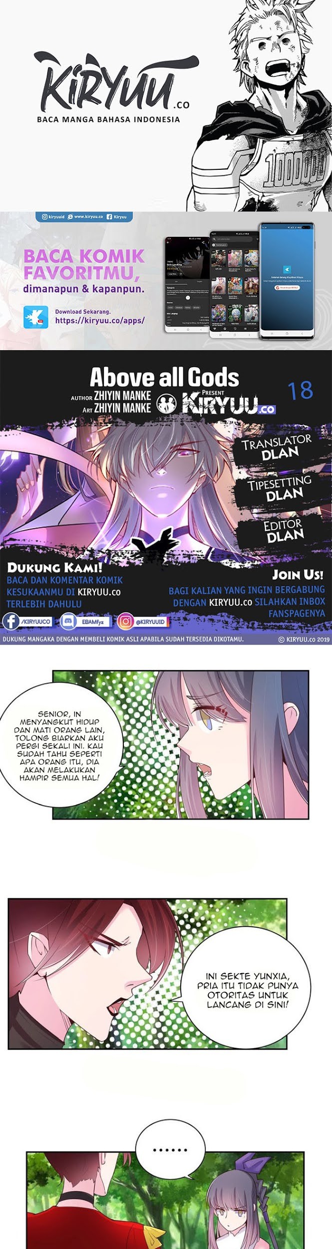 Komik Above All Gods Chapter 18 gambar 1